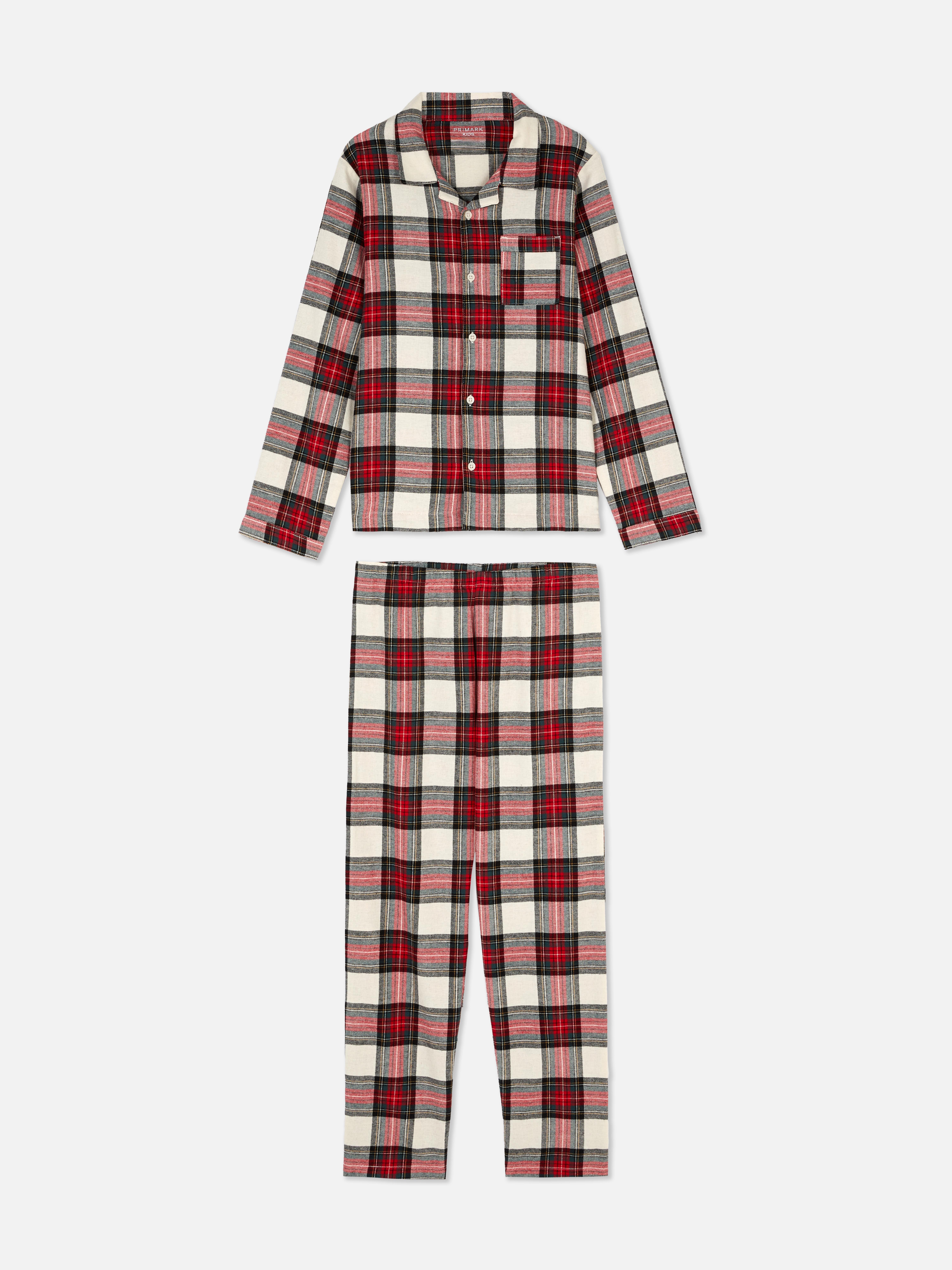3-15yrs | Kid's Check Family Christmas Pyjamas