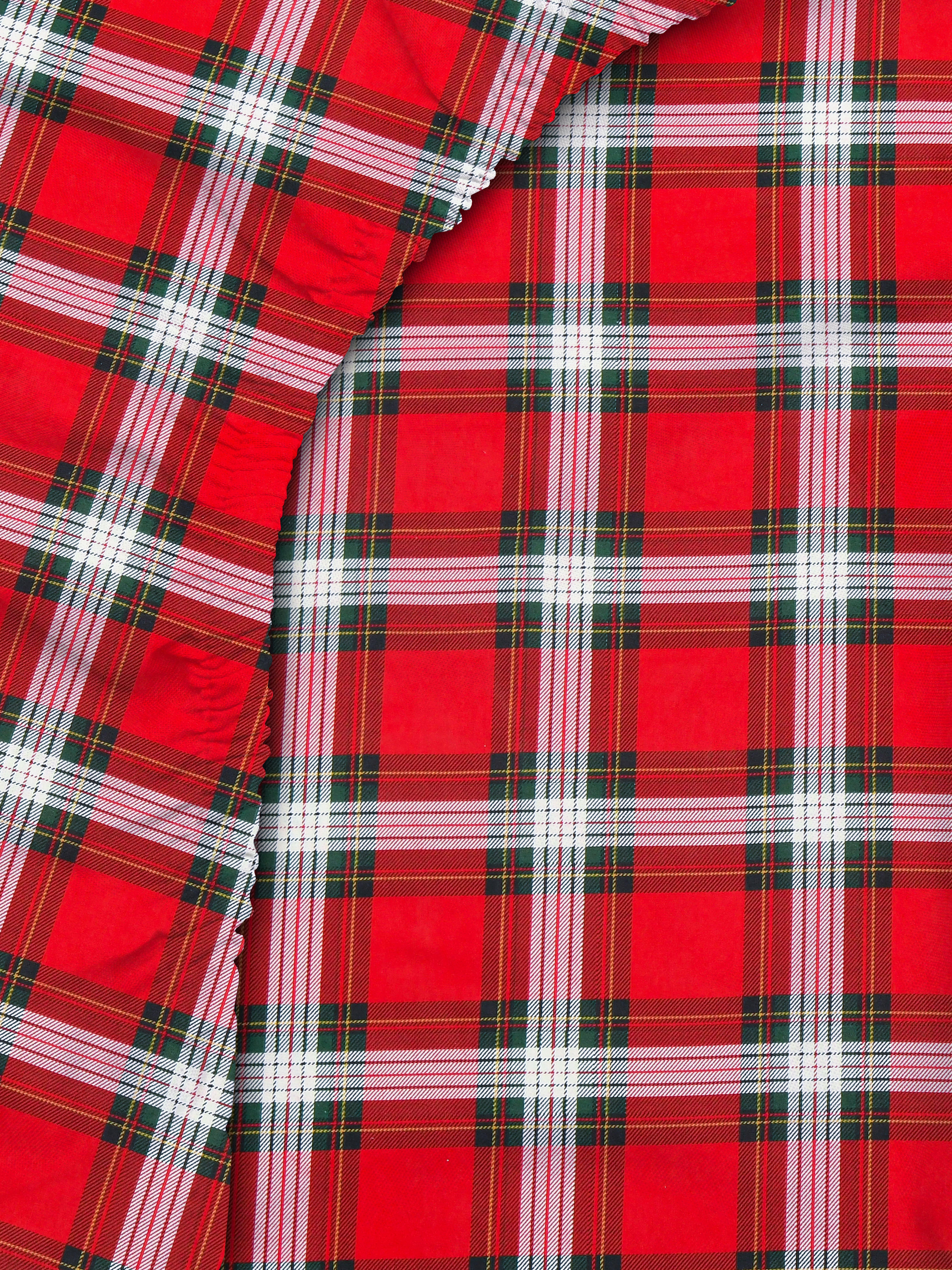 Tartan Single Fitted Sheet