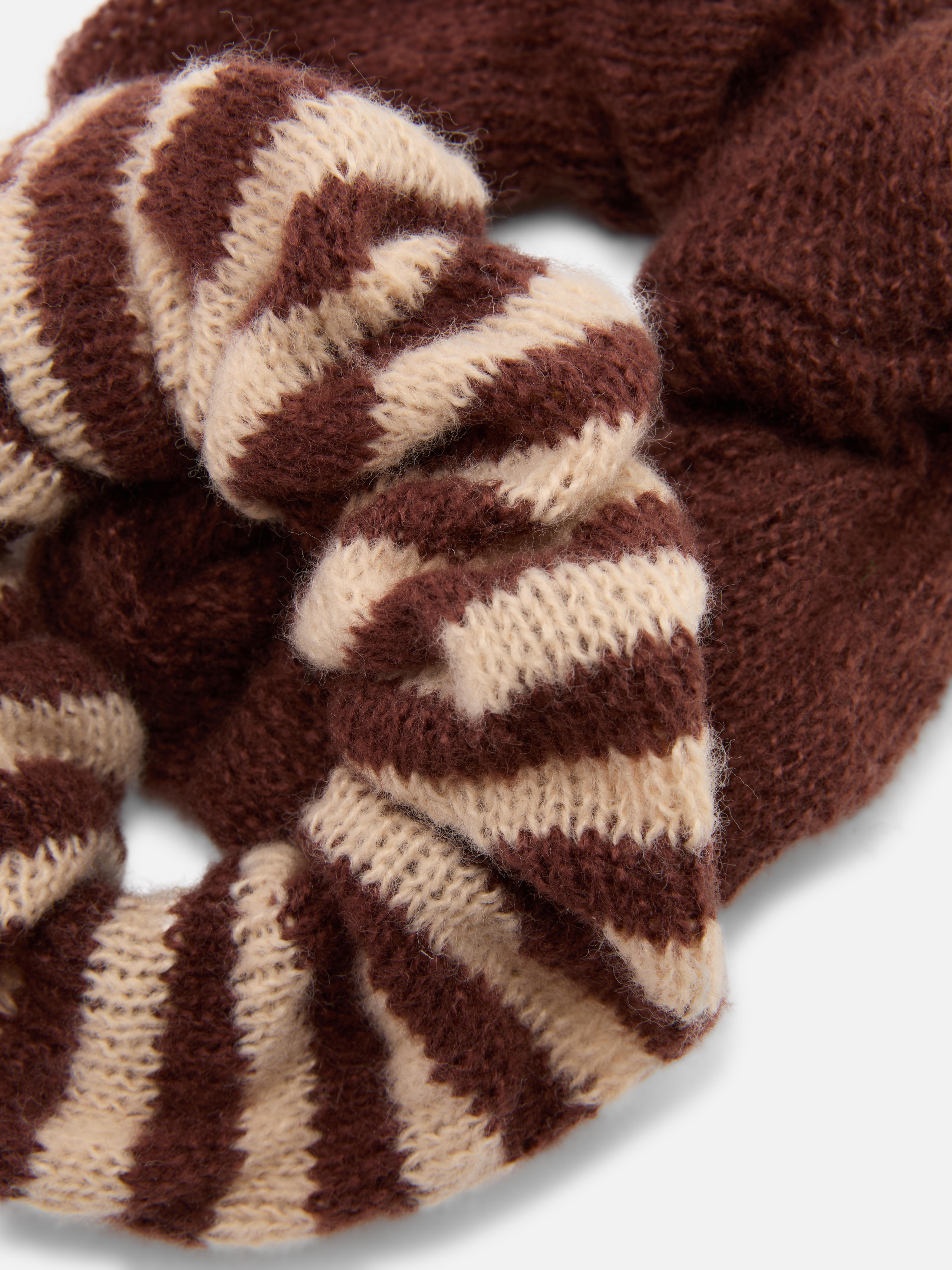 2pk Knitted Scrunchies