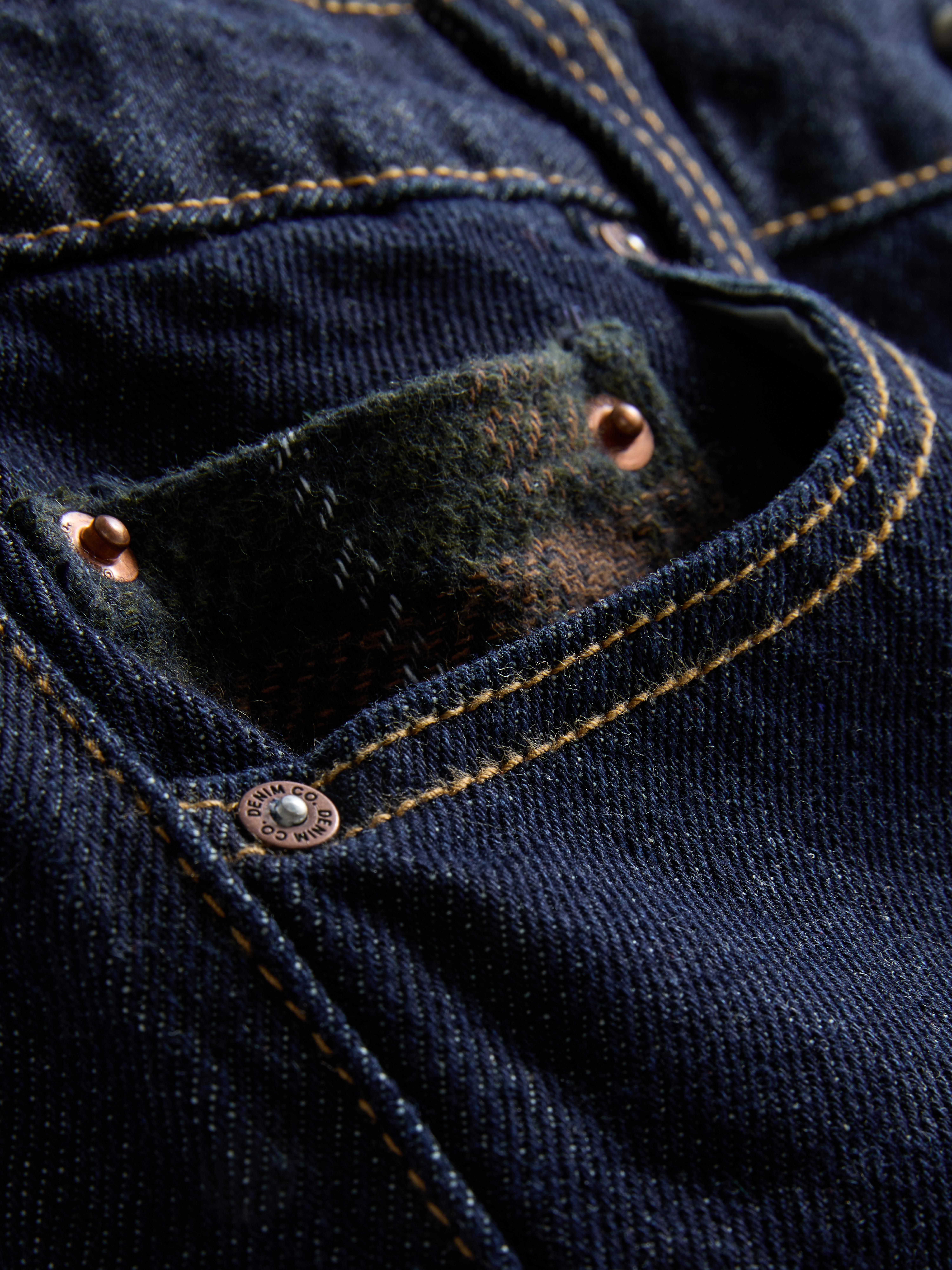 Jupe mi-longue en jean à carreaux