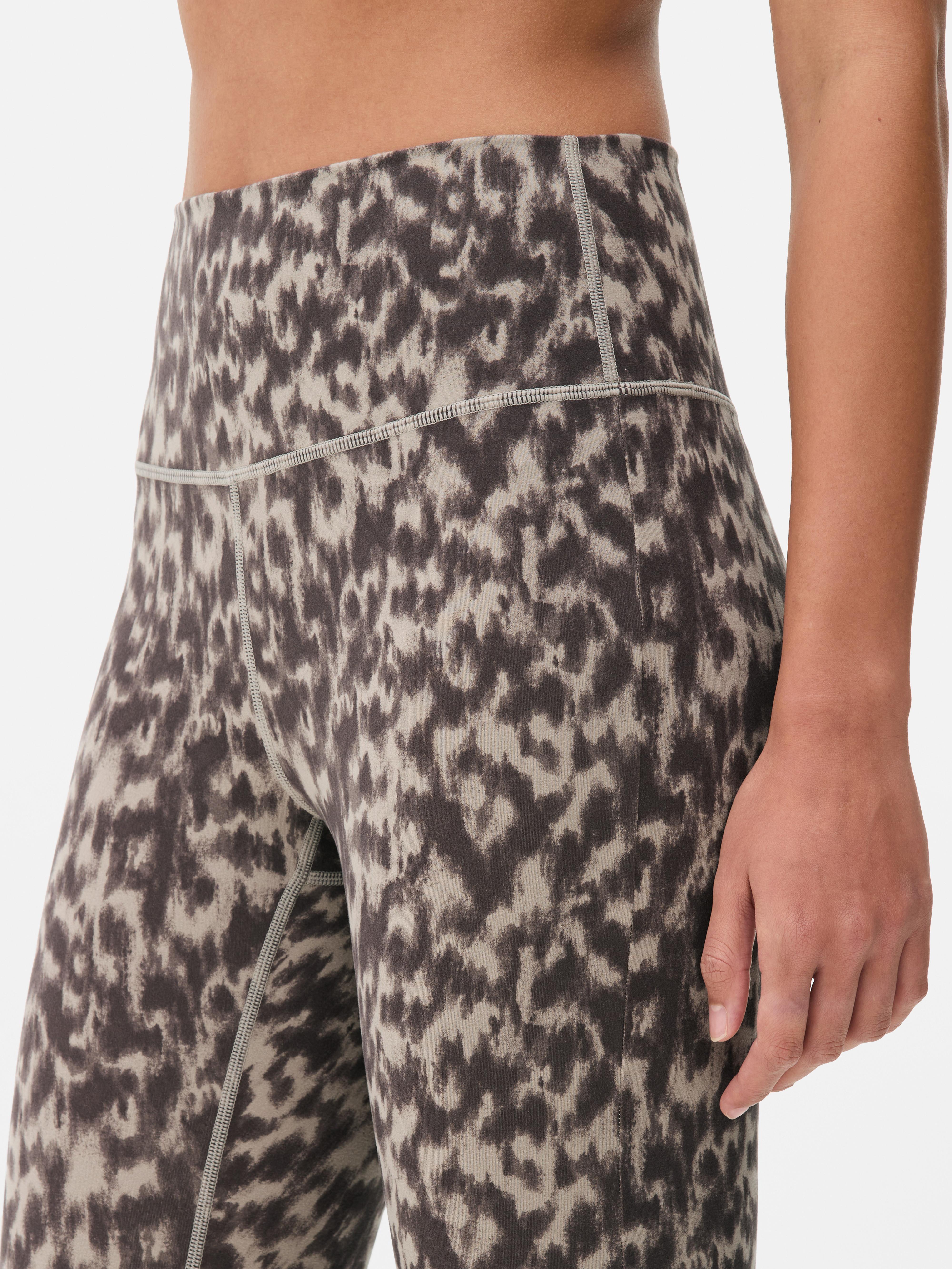 High Waisted Printed Performance Leggings