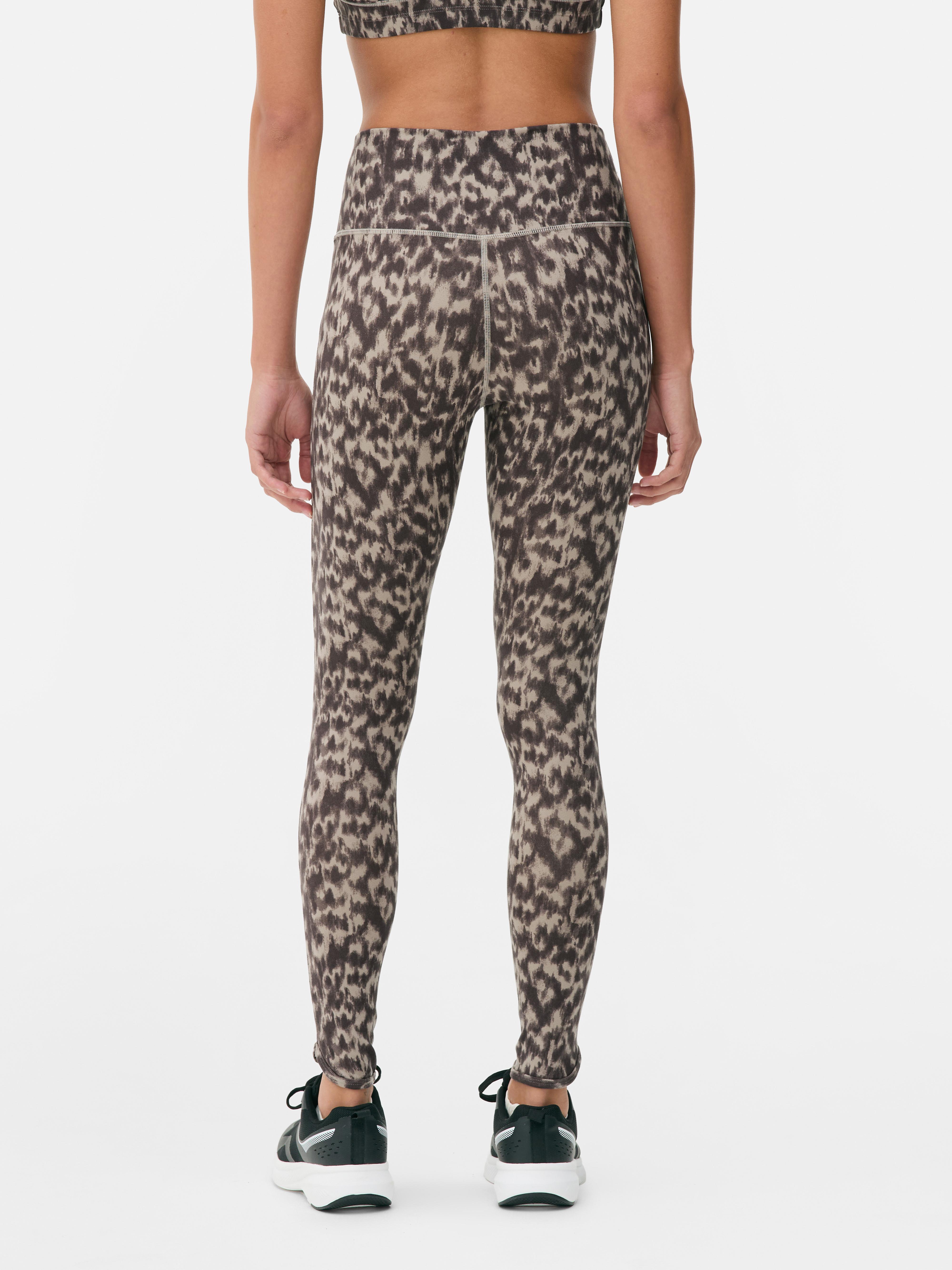 High Waisted Printed Performance Leggings