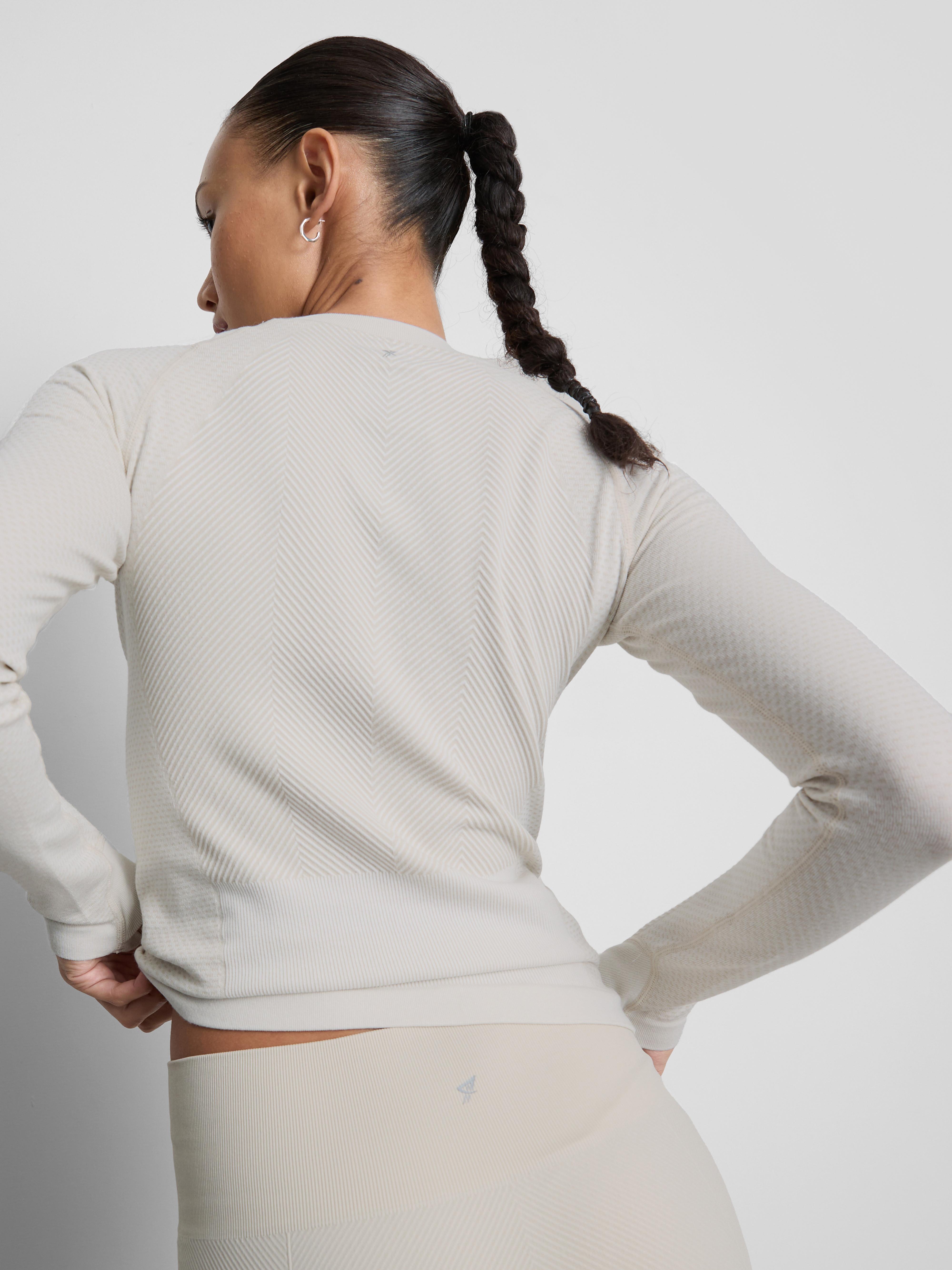 Seamless Chevron Long Sleeve Tee
