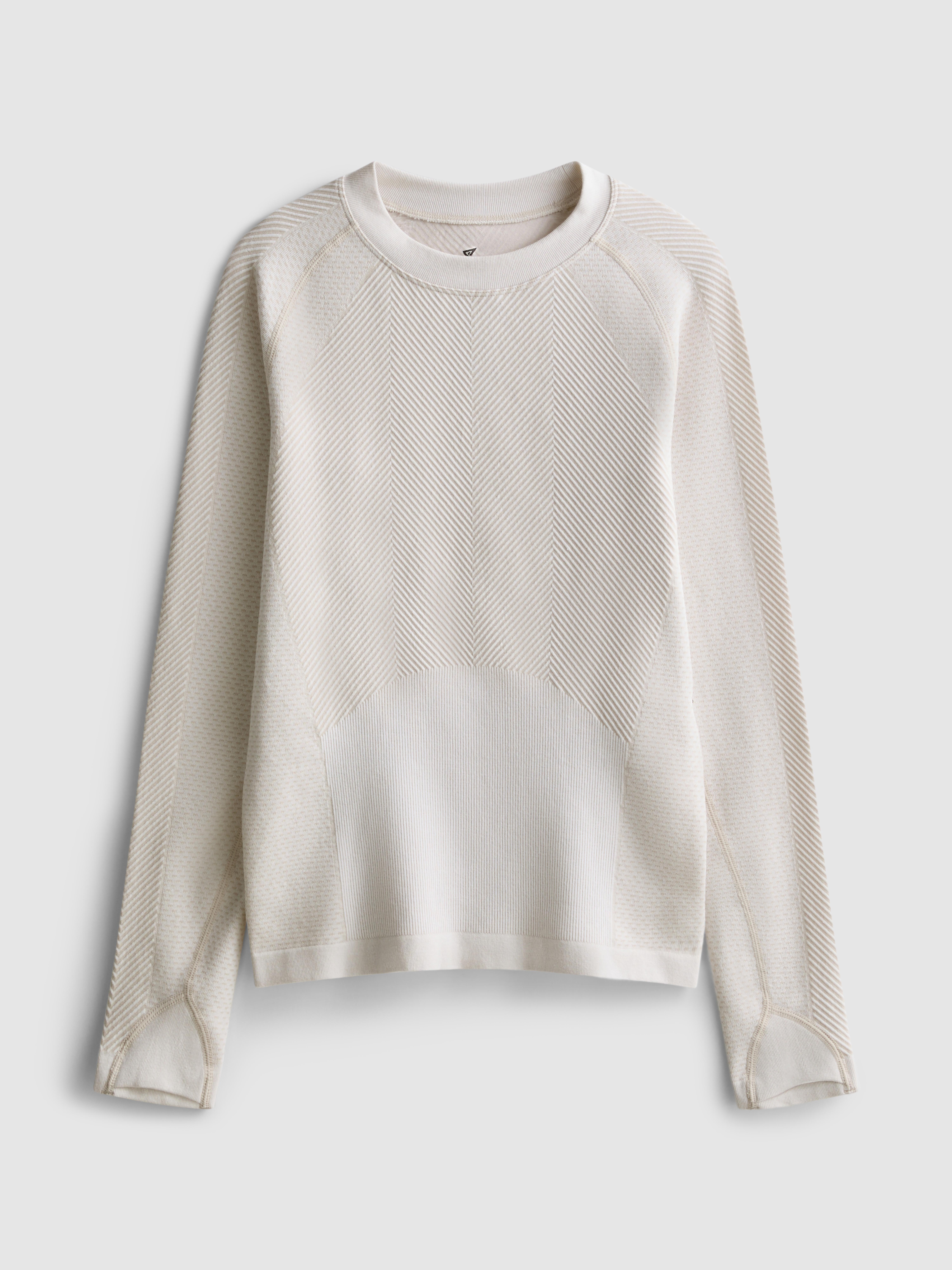 Seamless Chevron Long Sleeve Tee