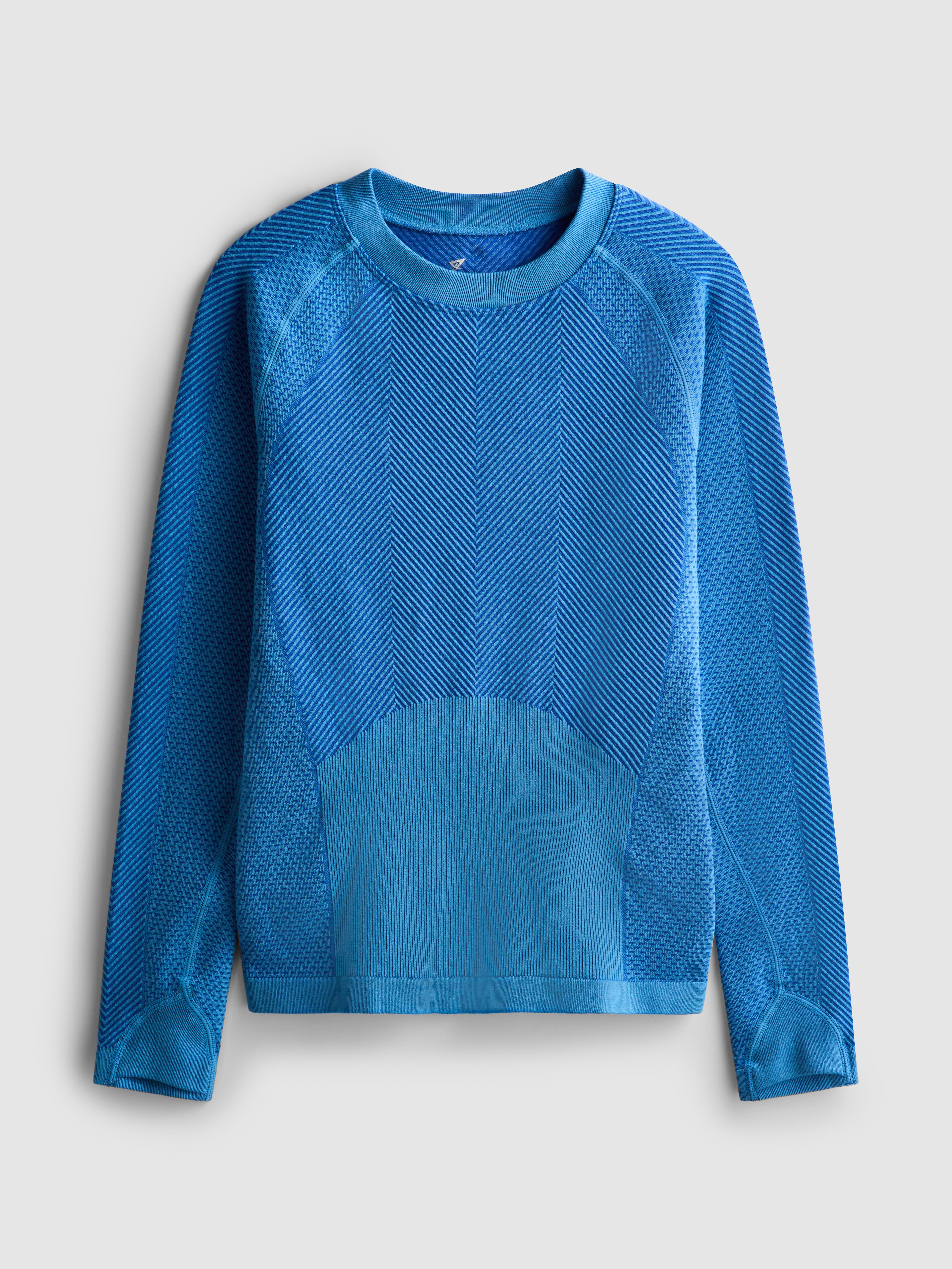 Seamless Chevron Long Sleeve Tee