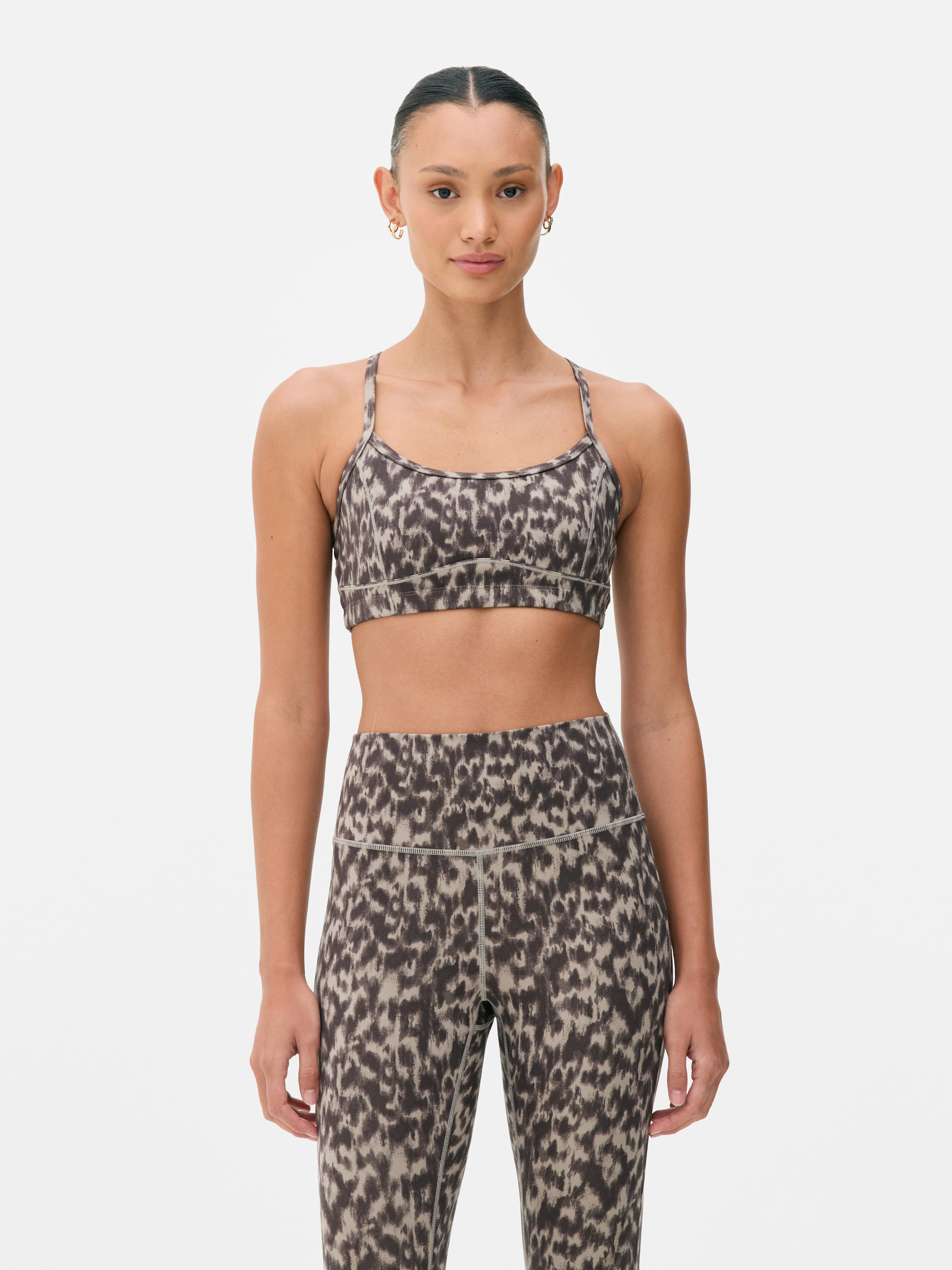 Printed Performance Crop Top