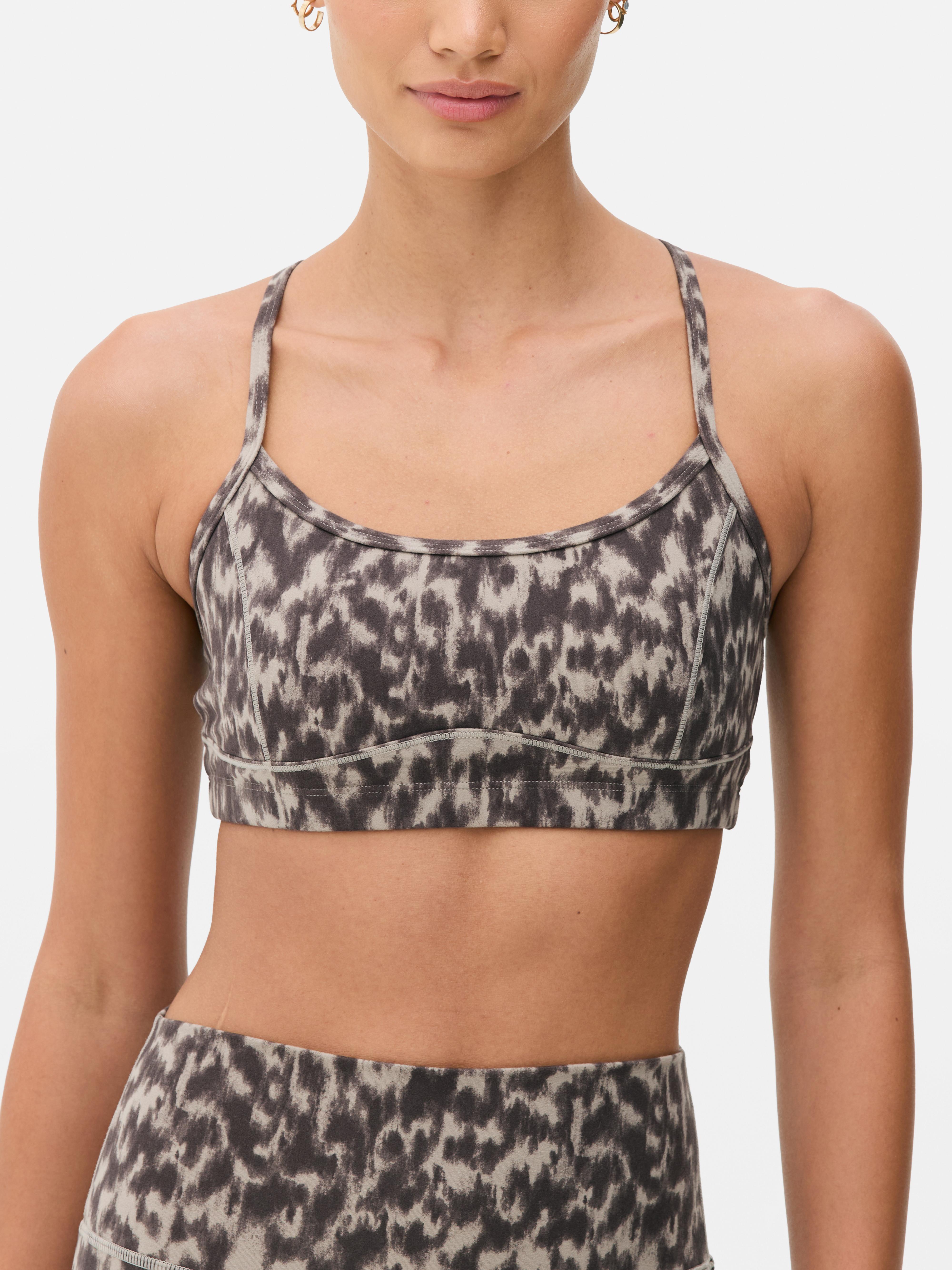 Printed Performance Crop Top