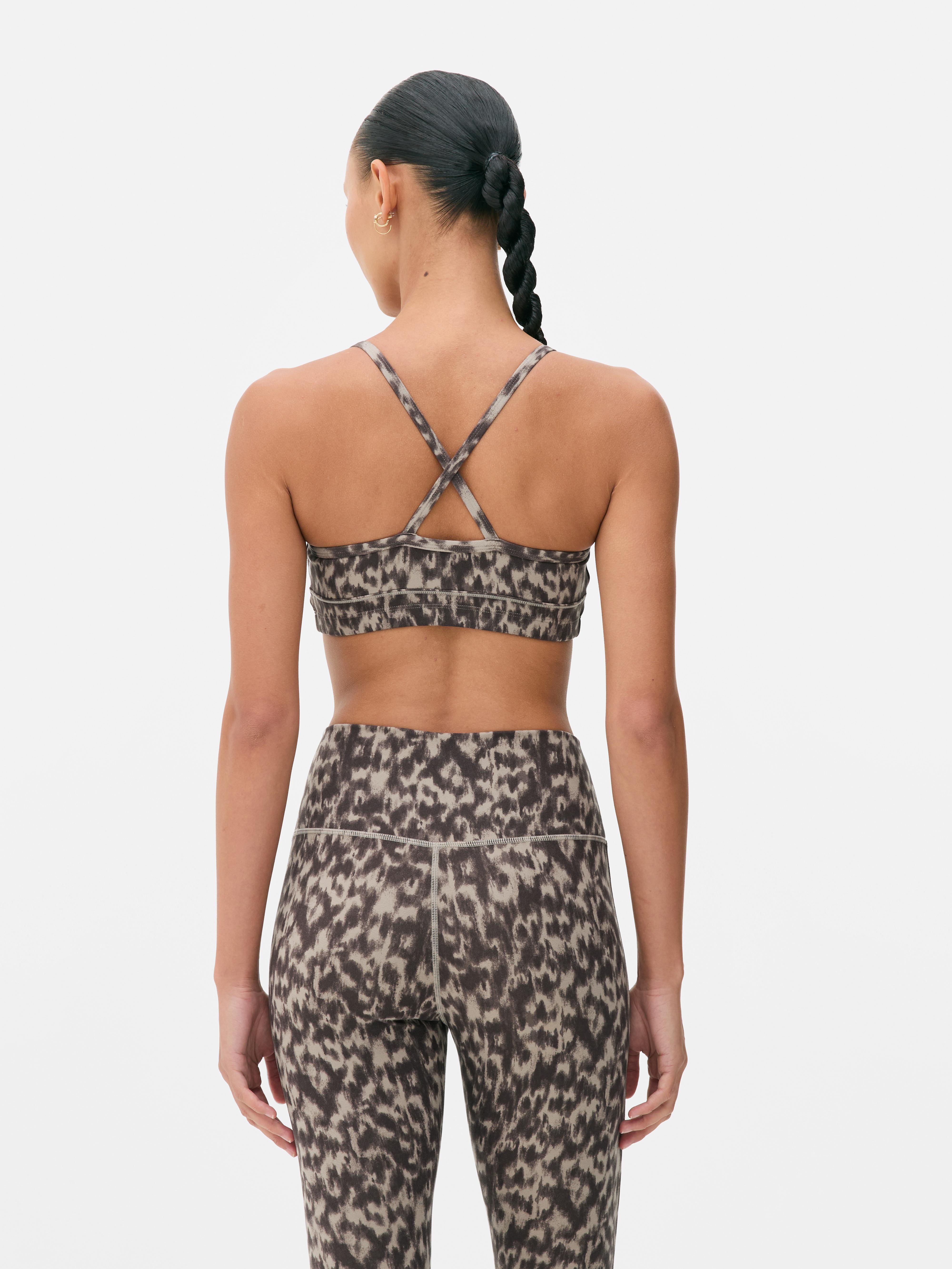 Printed Performance Crop Top