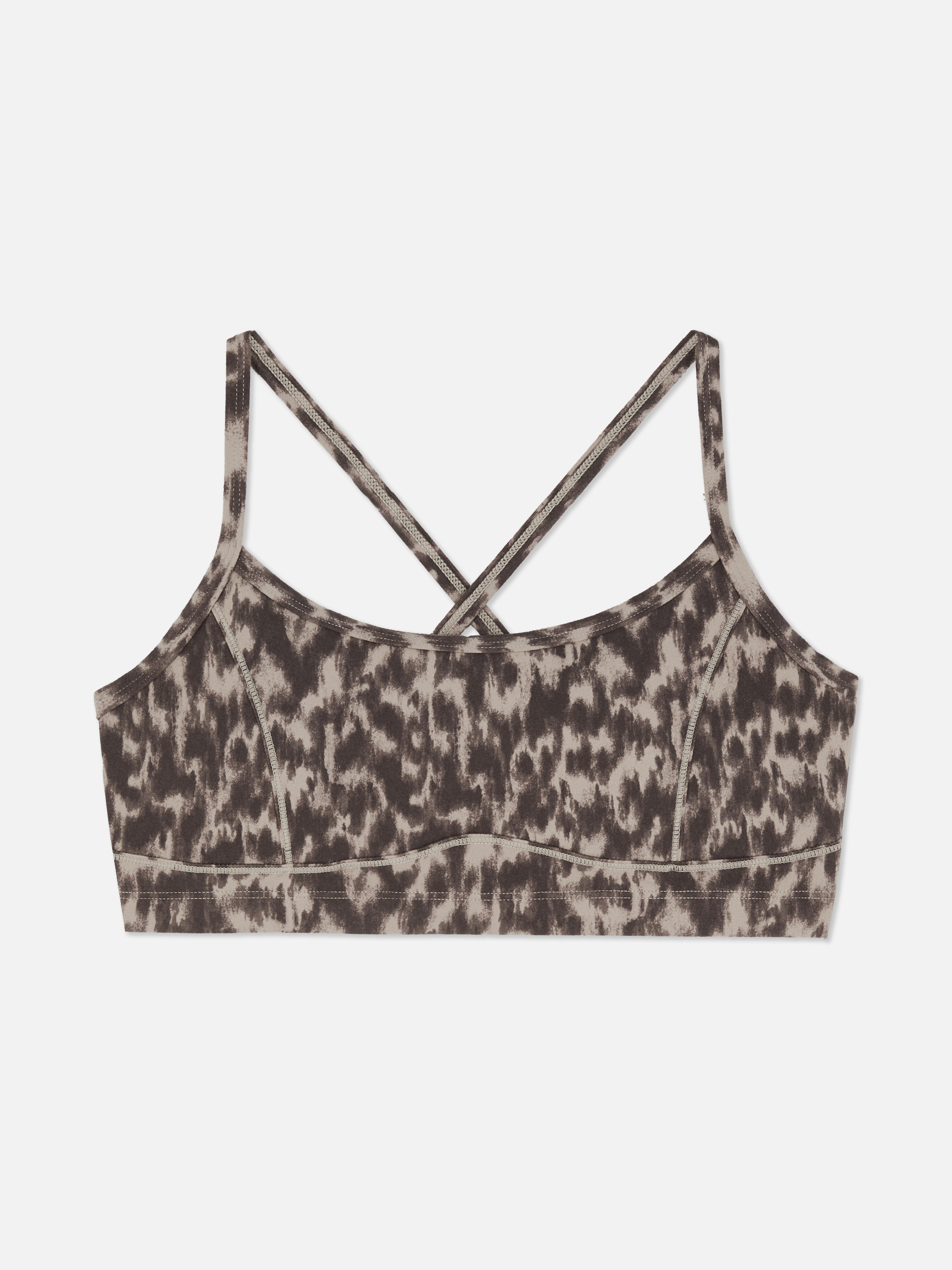 Printed Performance Crop Top