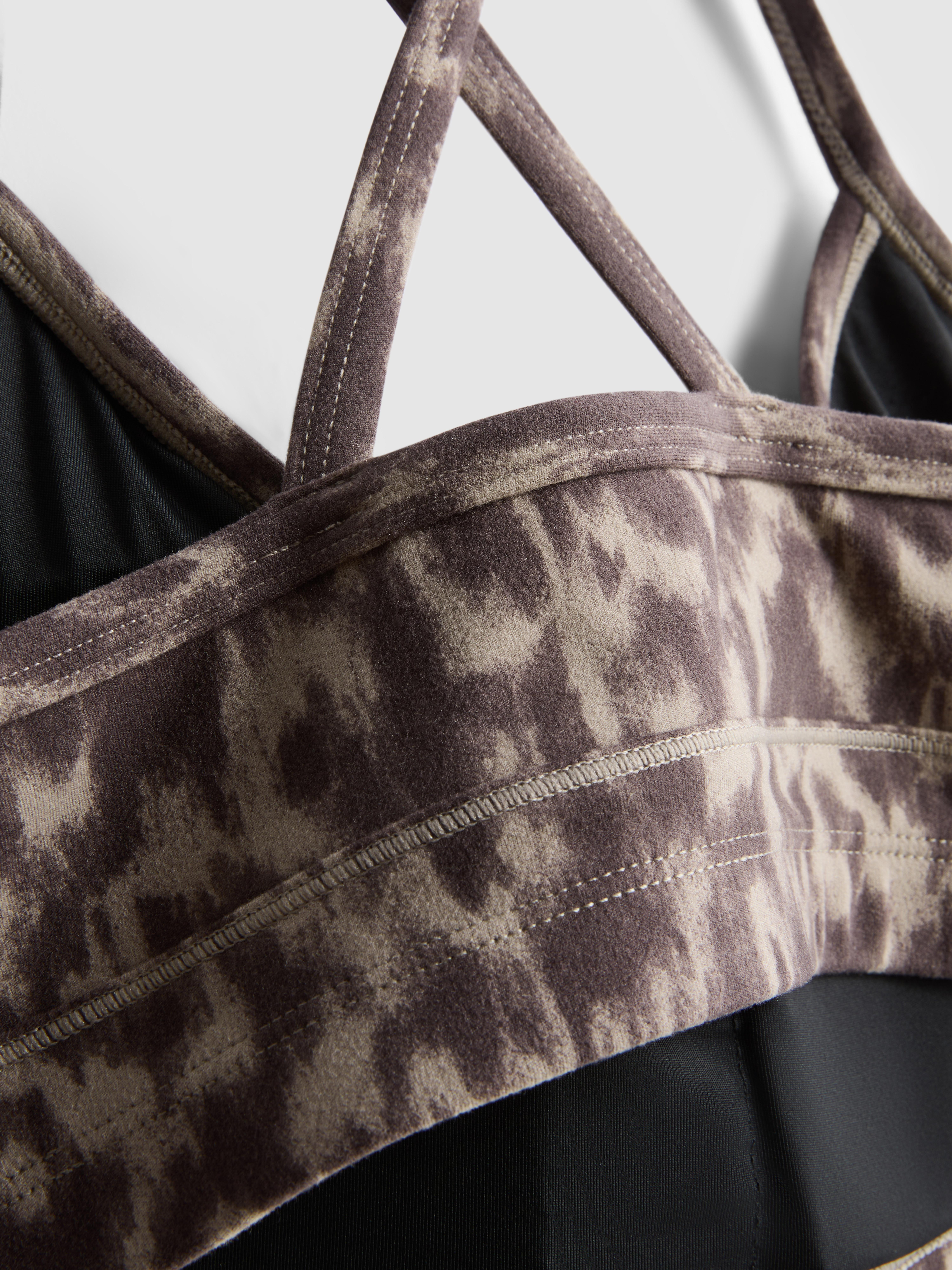 Women's Multi Printed Performance Crop Top