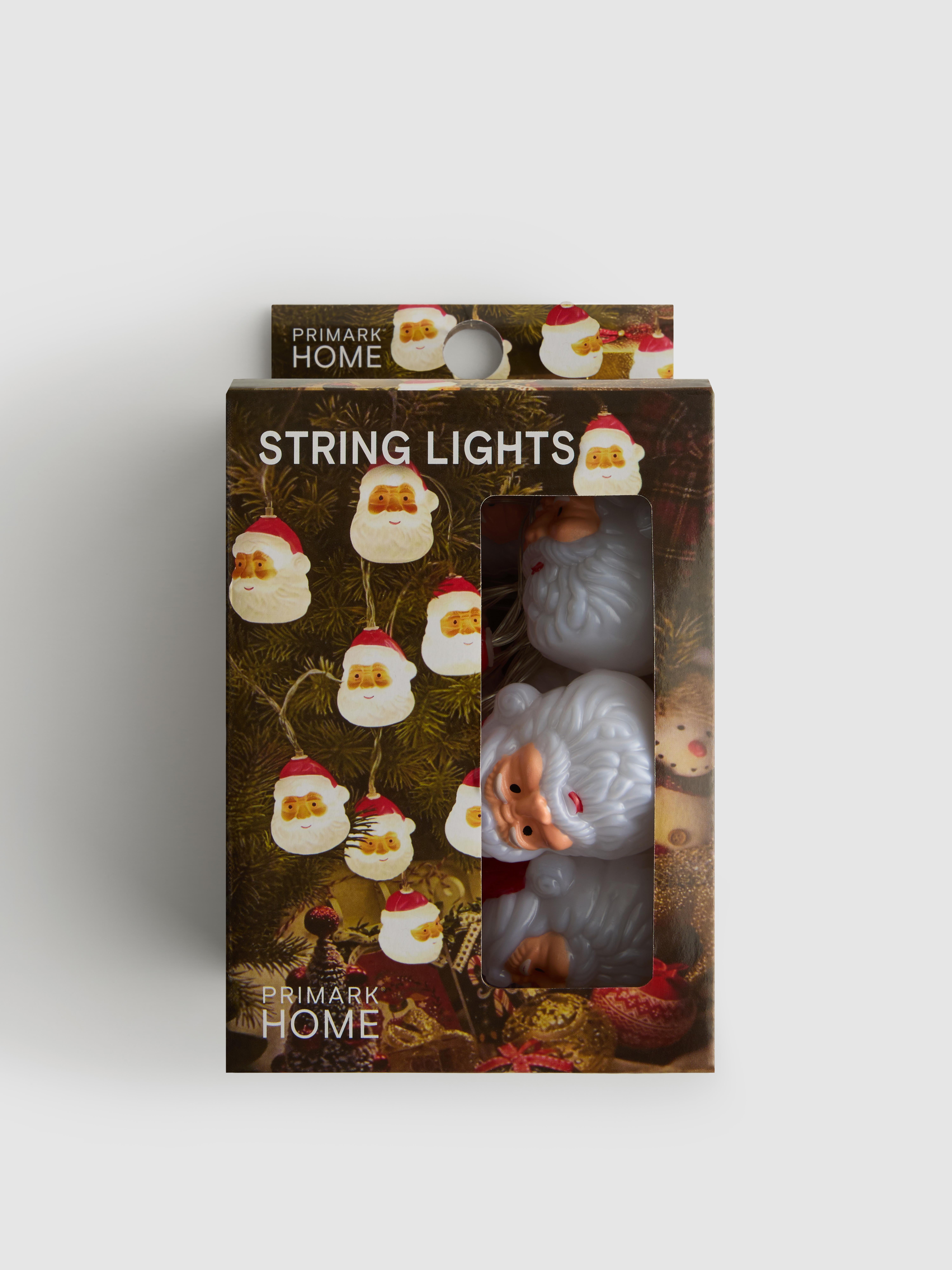 Santa LED String Lights
