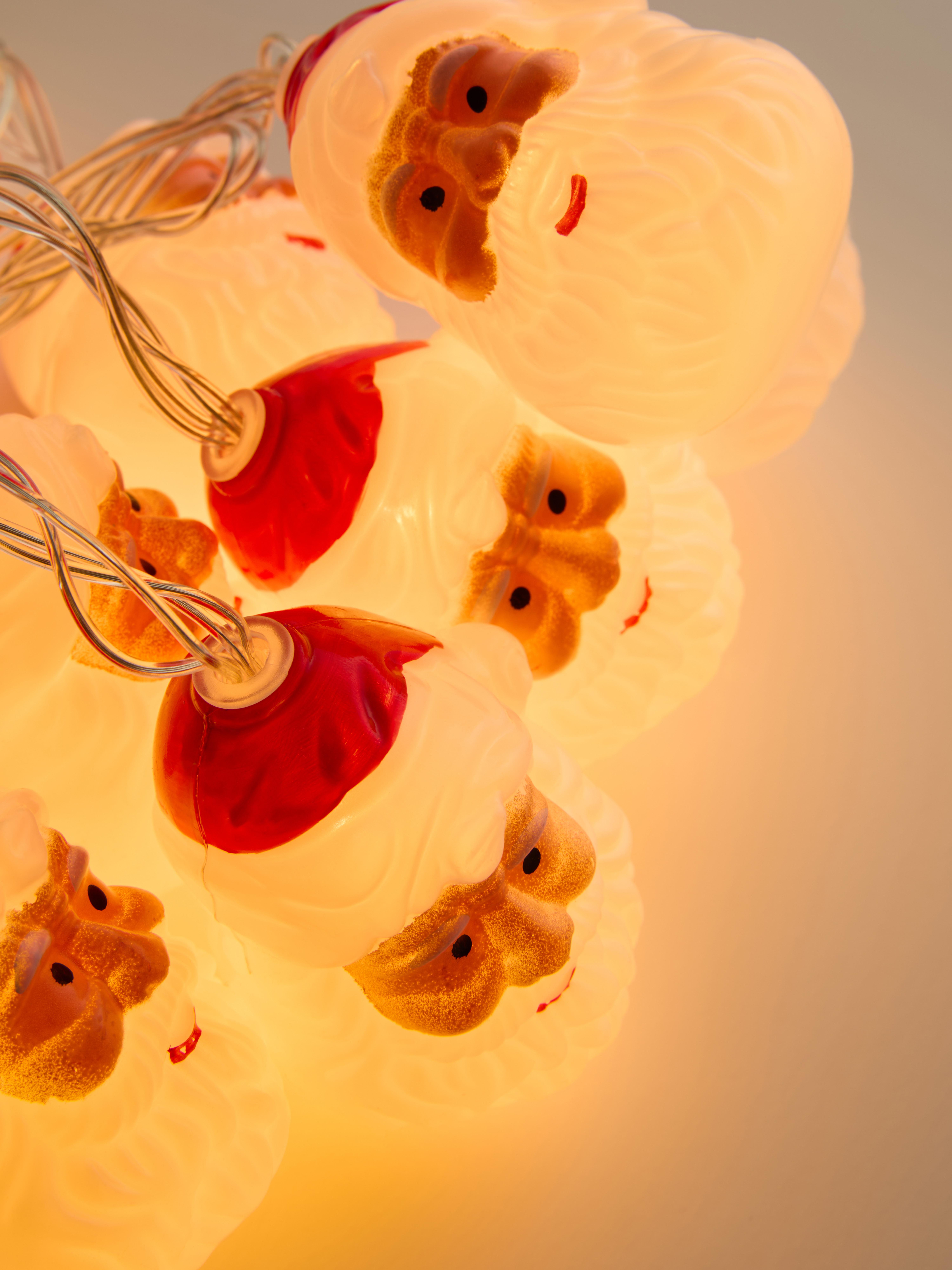 Santa LED String Lights