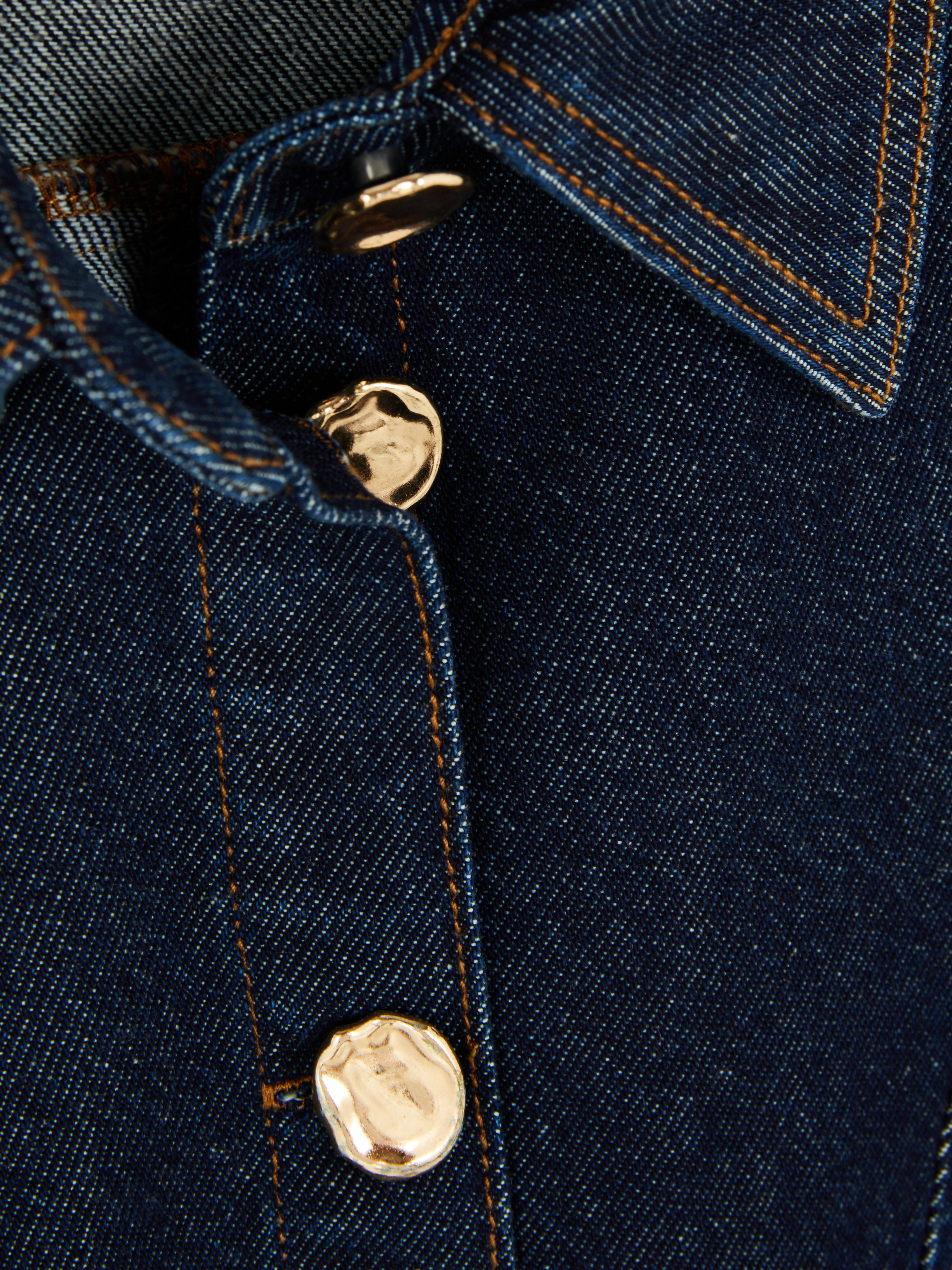 Chemise cintrée en denim de coton Paula Echevarría