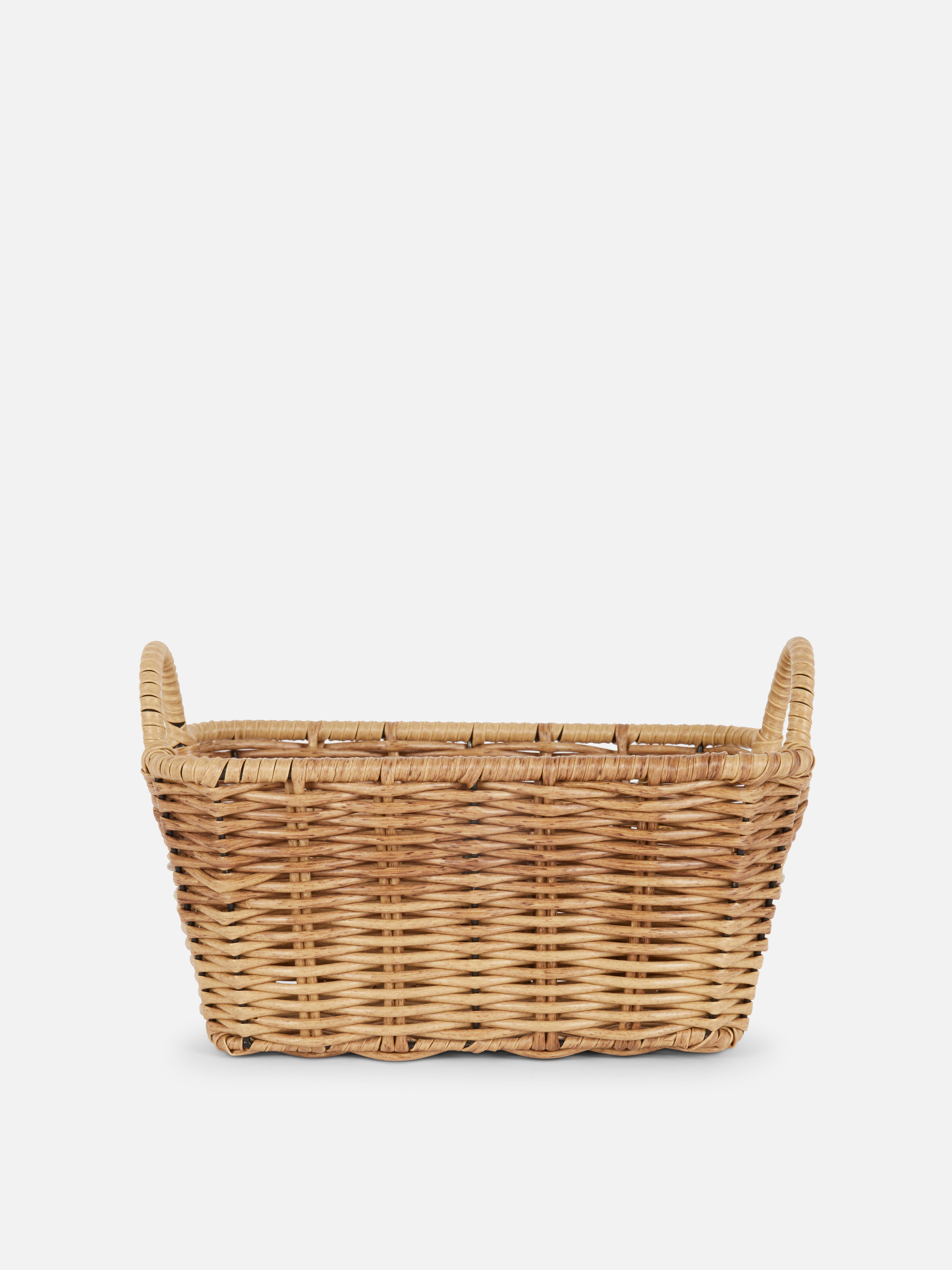Panier tissé rectangulaire