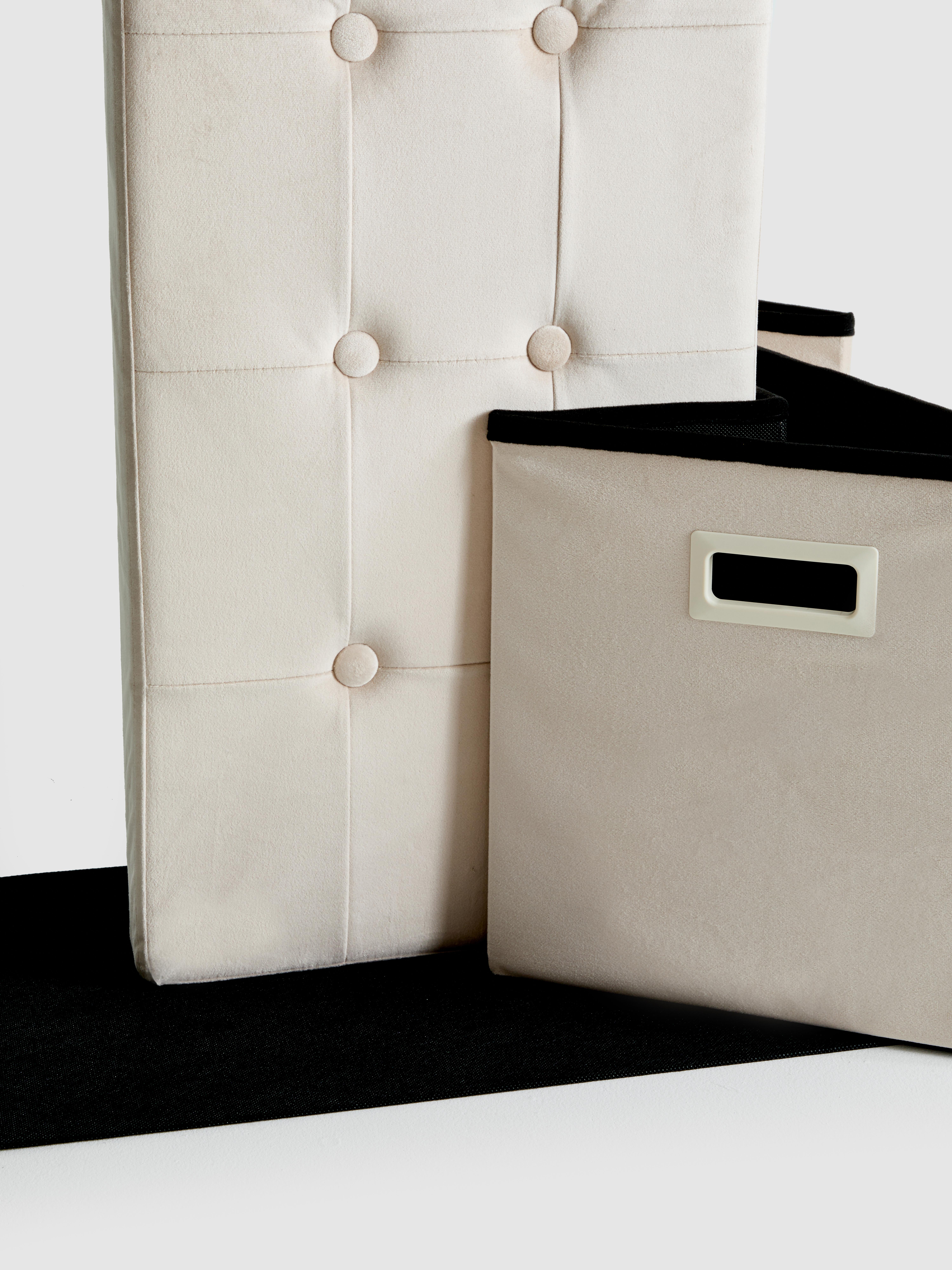Otomana rectangular de almacenamiento