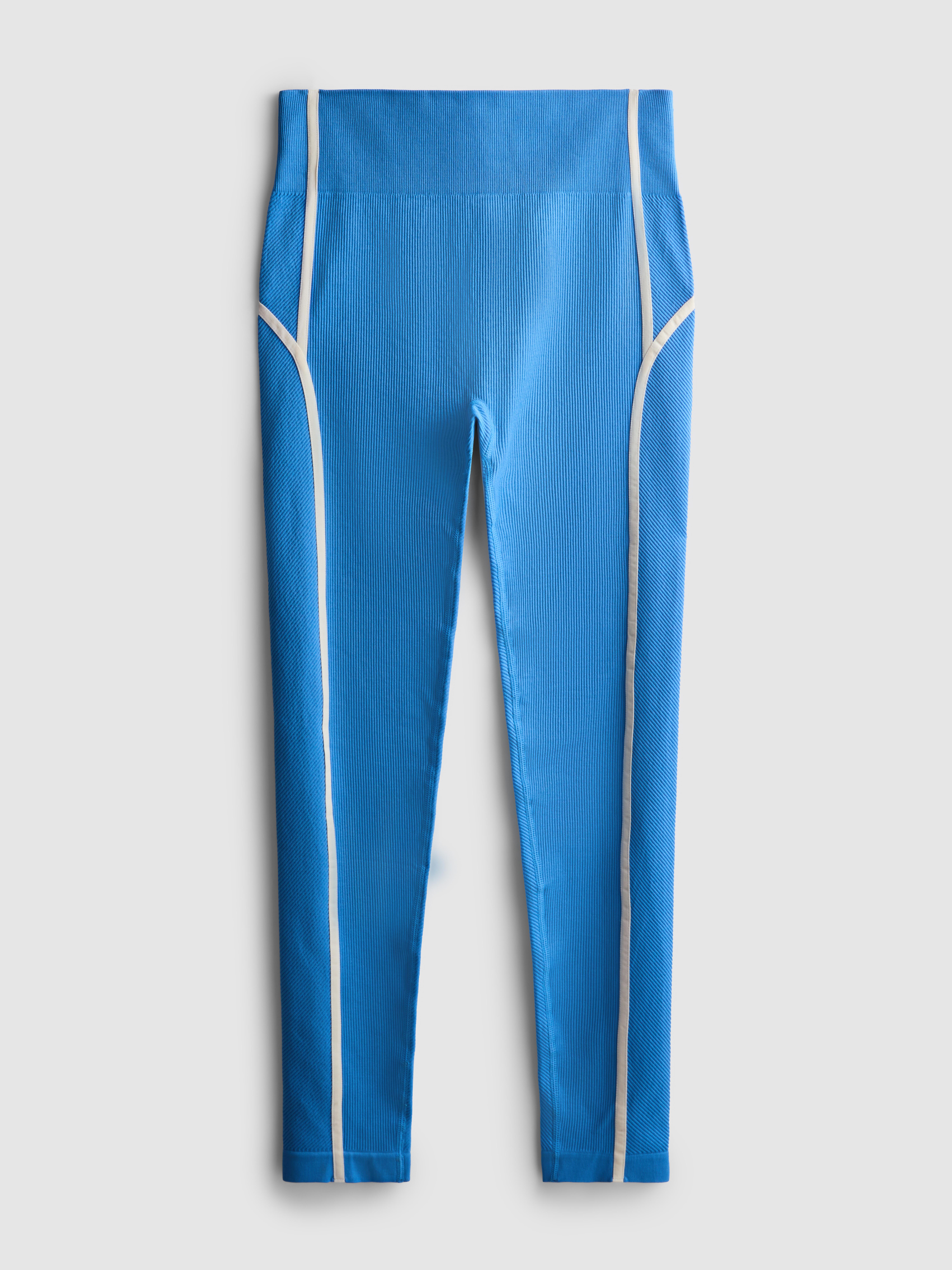 Seamless Contrast Stripe Performance Leggings