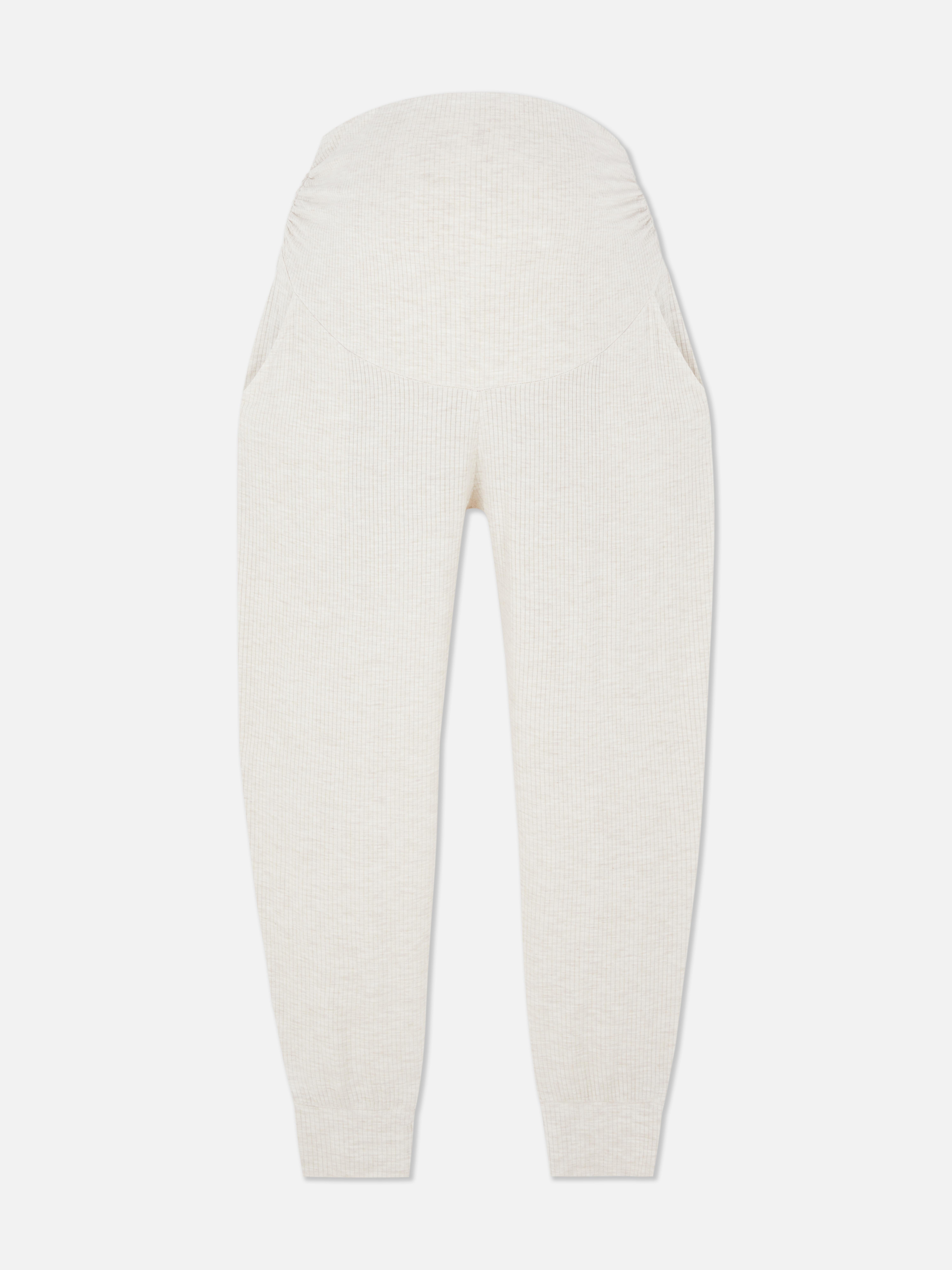 Maternity Ribbed Over The Bump Leggings