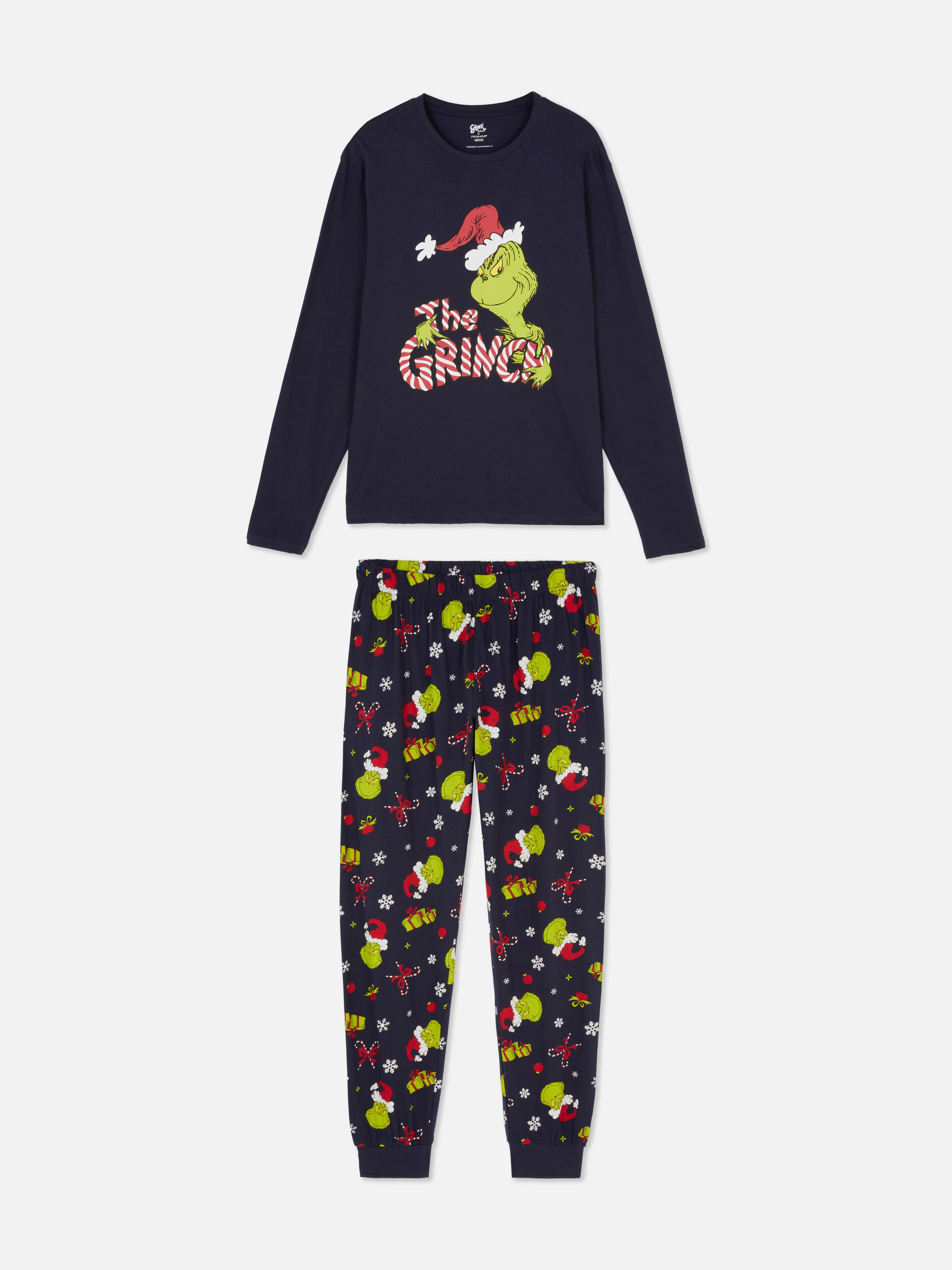 Men's The Grinch Family Christmas Pyjamas