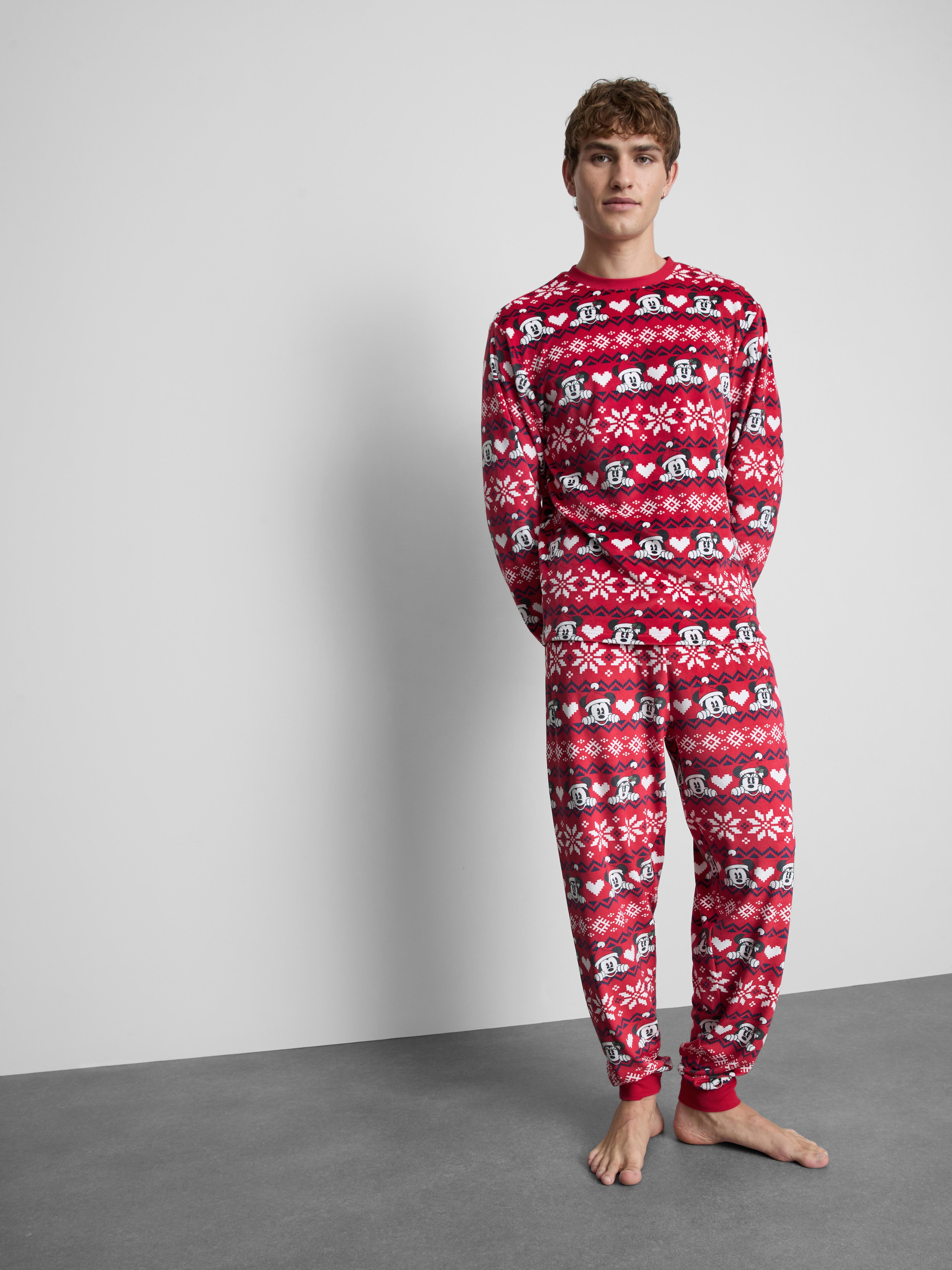 Men's Disney's Mickey Mouse Fair Isle Family Christmas Pyjamas
