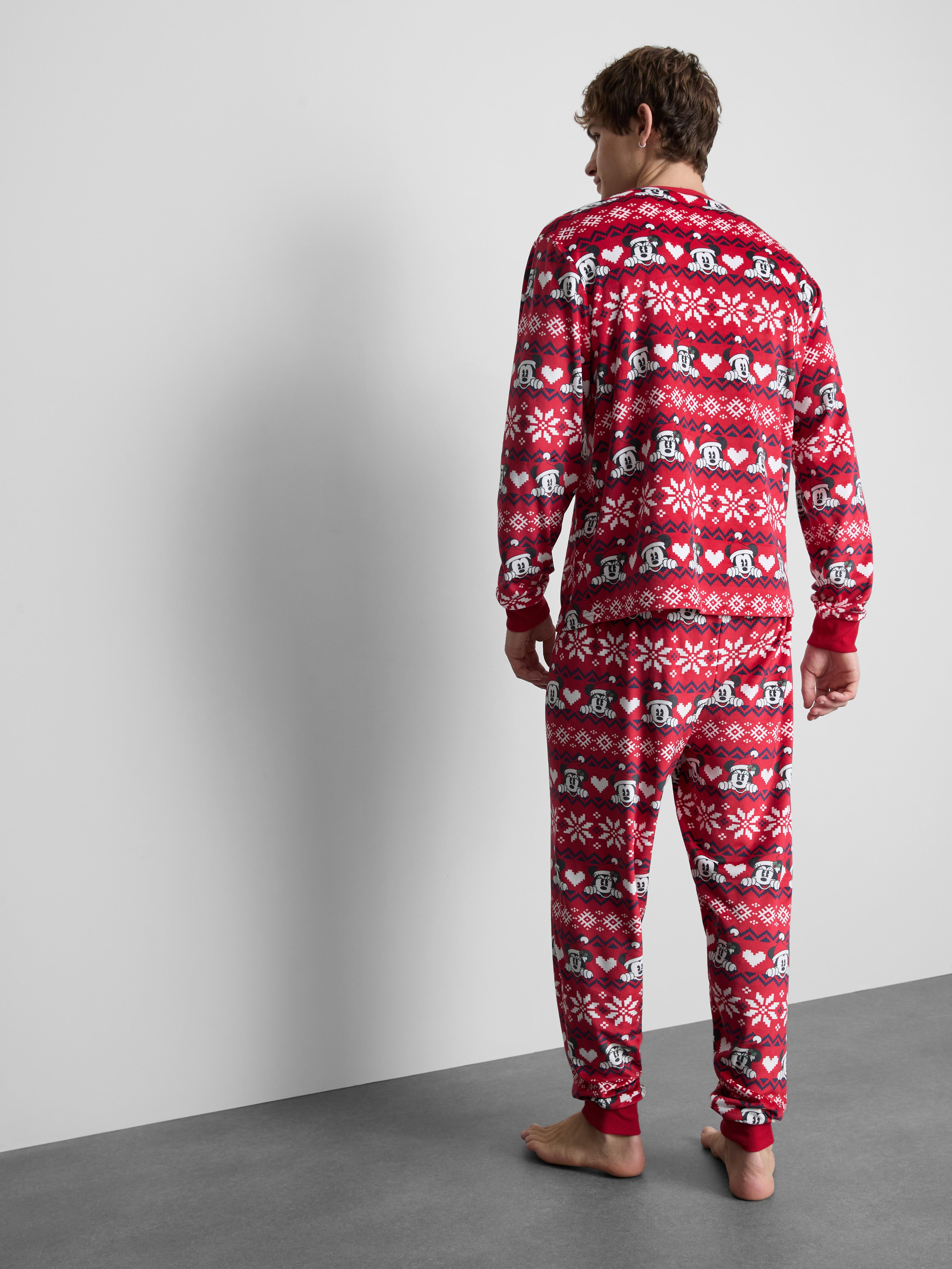 Men's Disney's Mickey Mouse Fair Isle Family Christmas Pyjamas