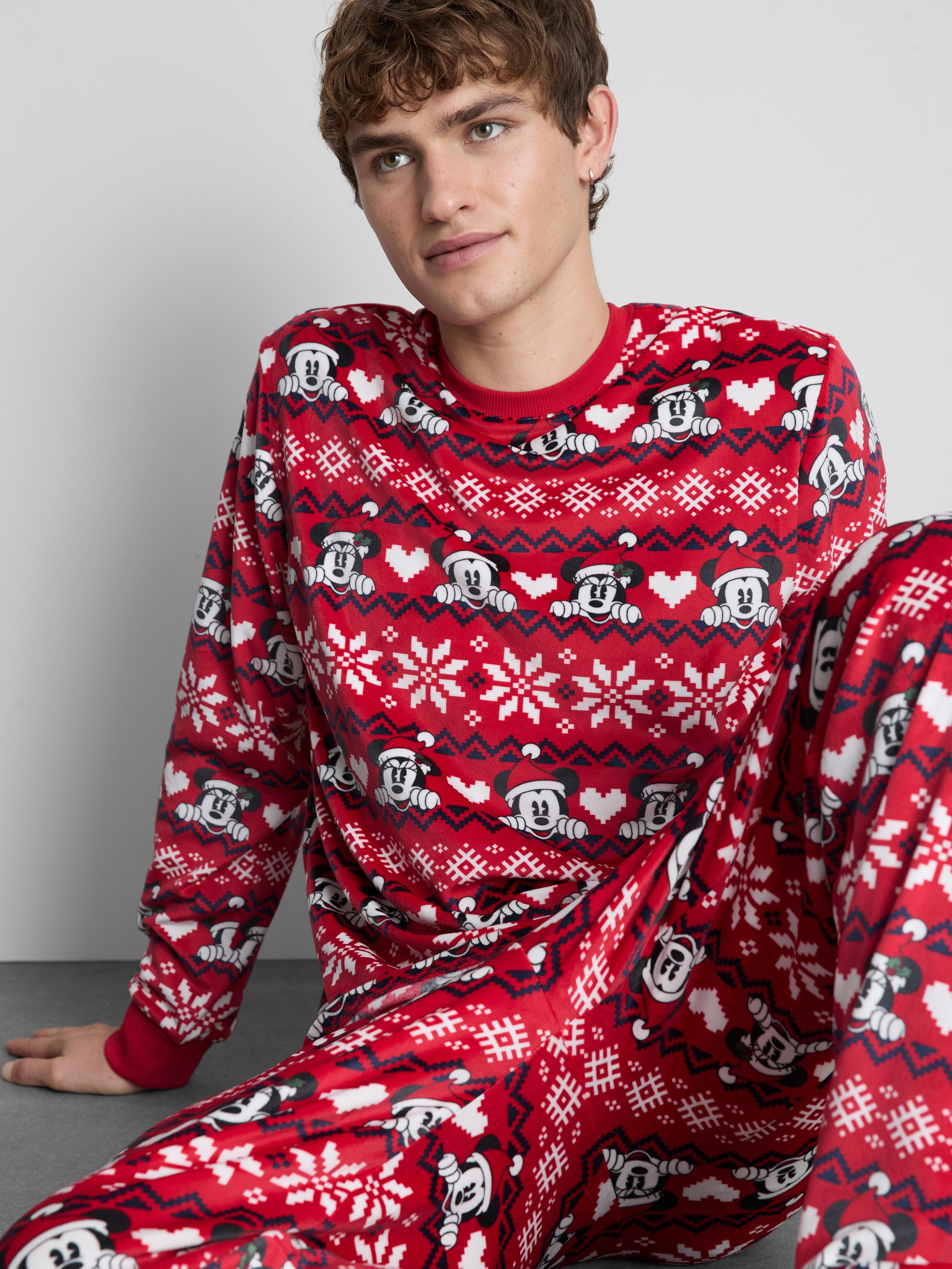 Men's Disney's Mickey Mouse Fair Isle Family Christmas Pyjamas