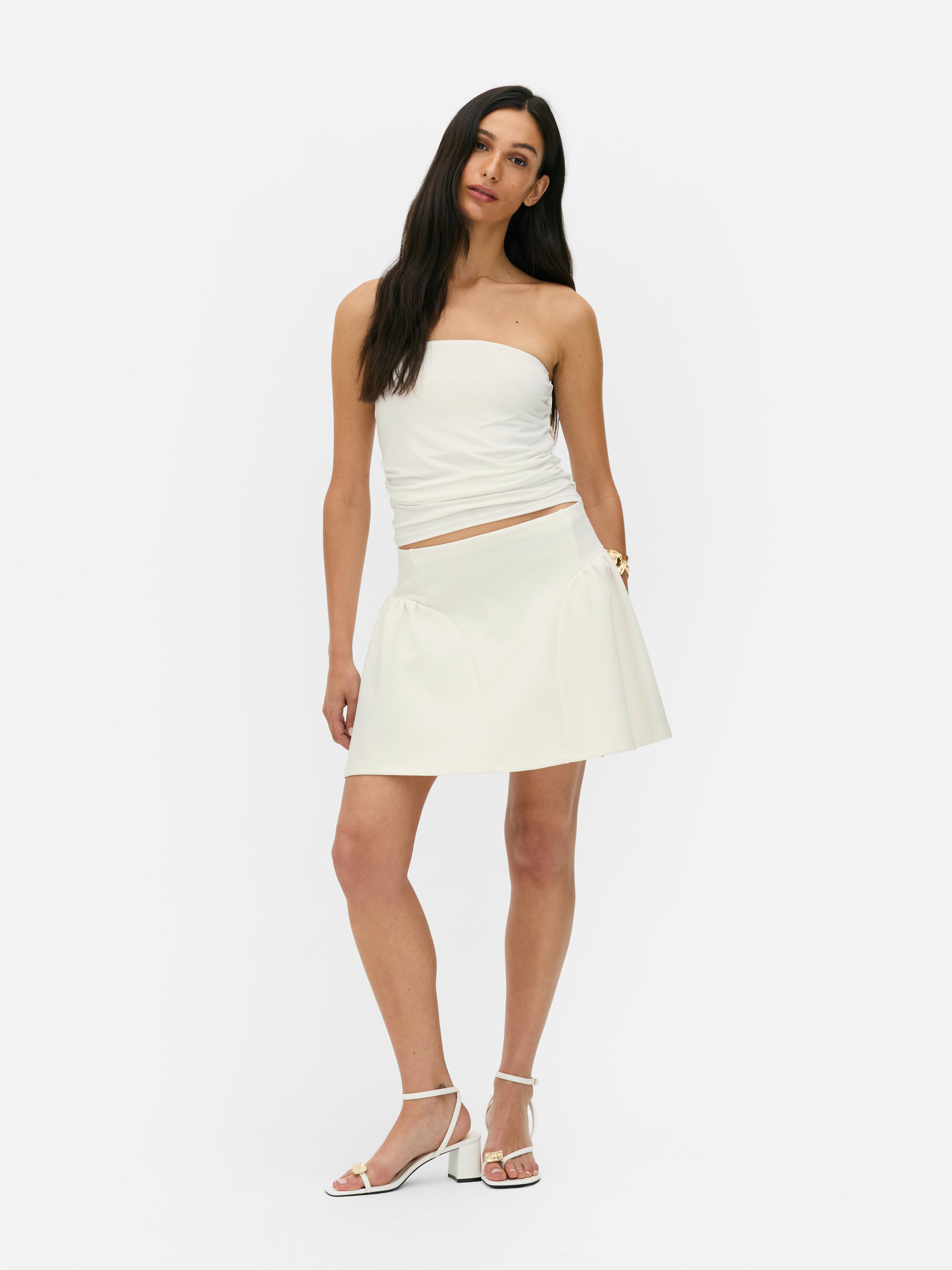Side Flare Mini Skirt
