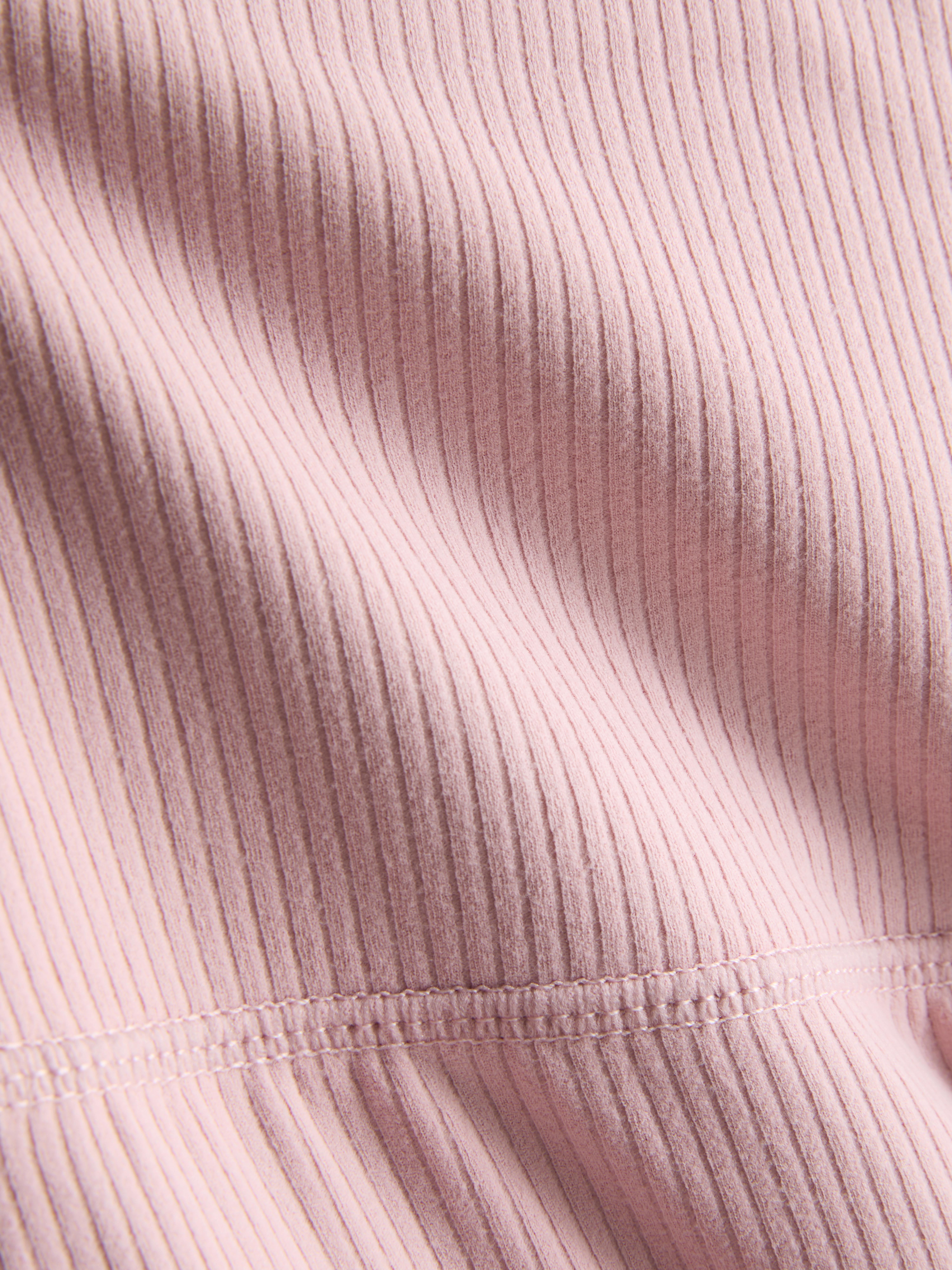 High Waisted Ribbed Performance Leggings