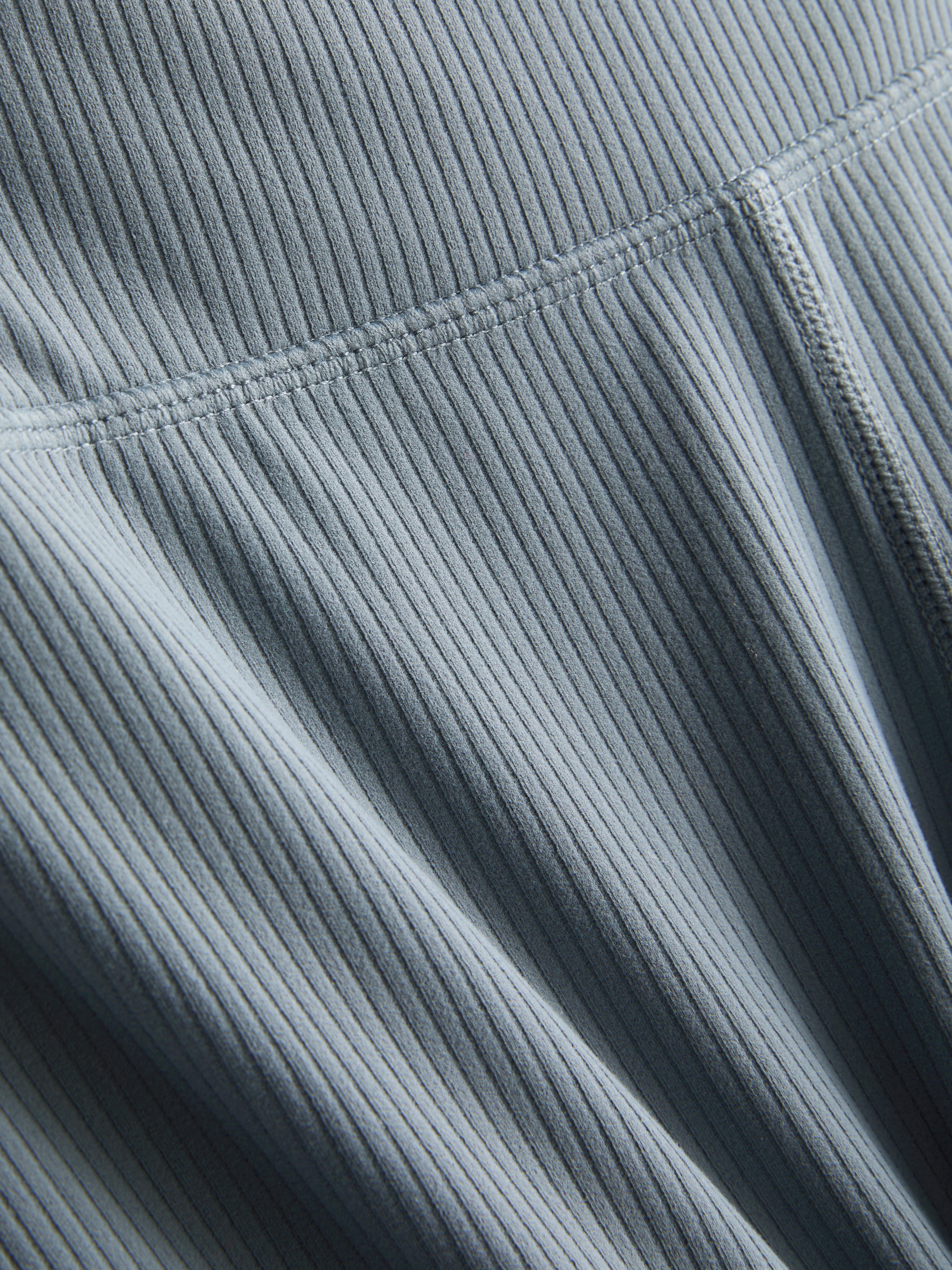 High Waisted Ribbed Performance Leggings