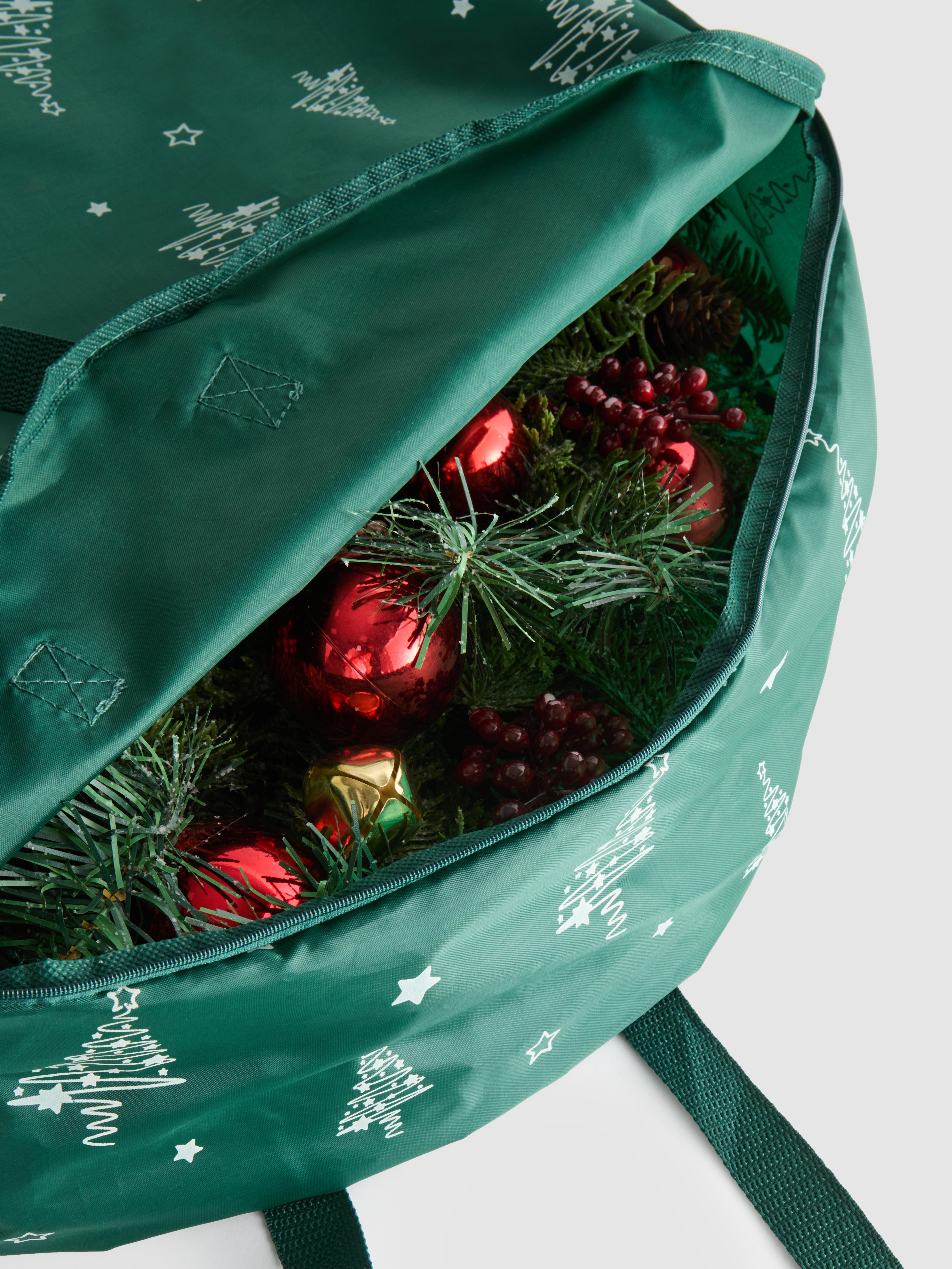Zip-Up Wreath Holder Bag