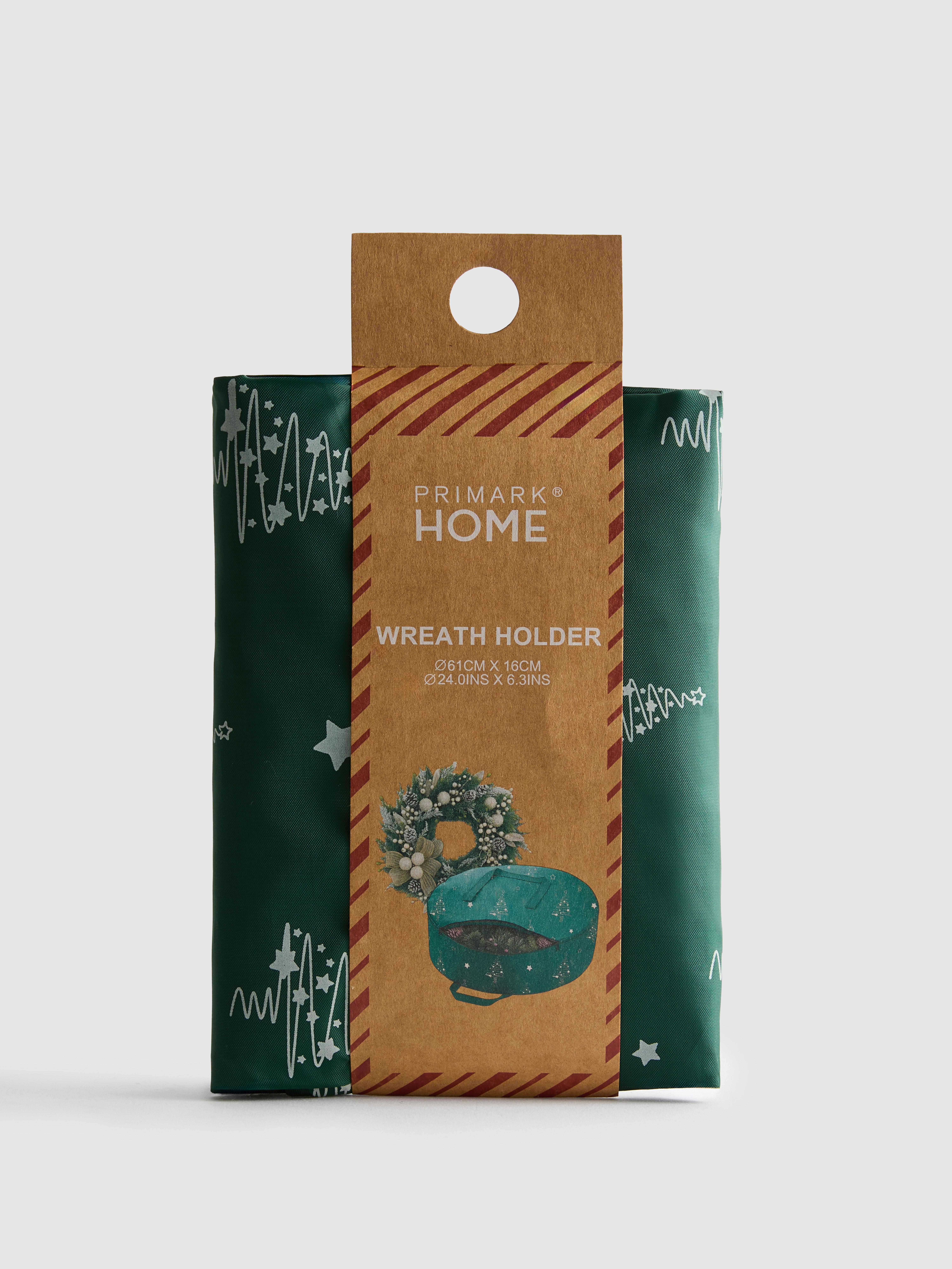 Zip-Up Wreath Holder Bag