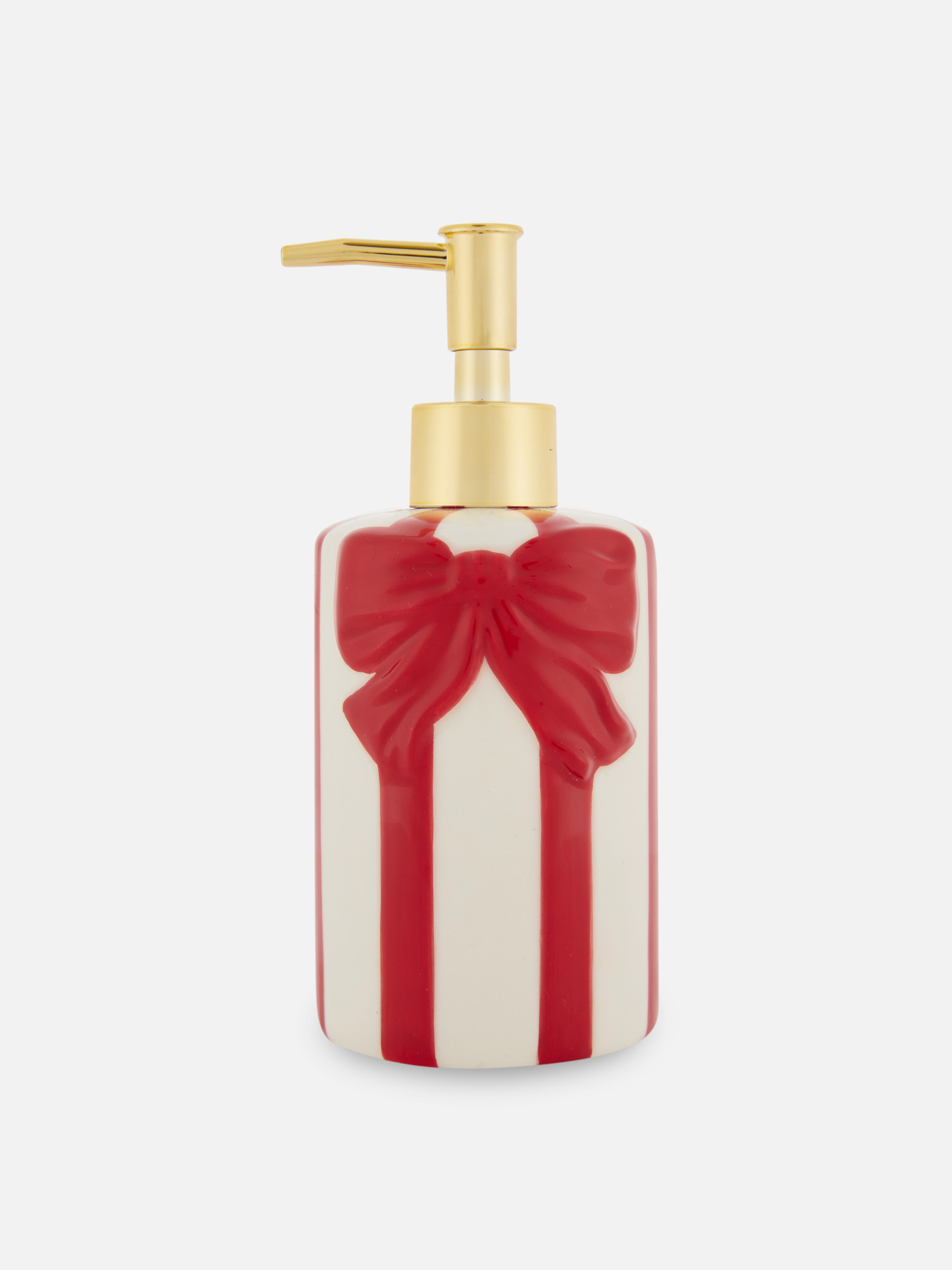 Christmas Bow Soap Dispenser