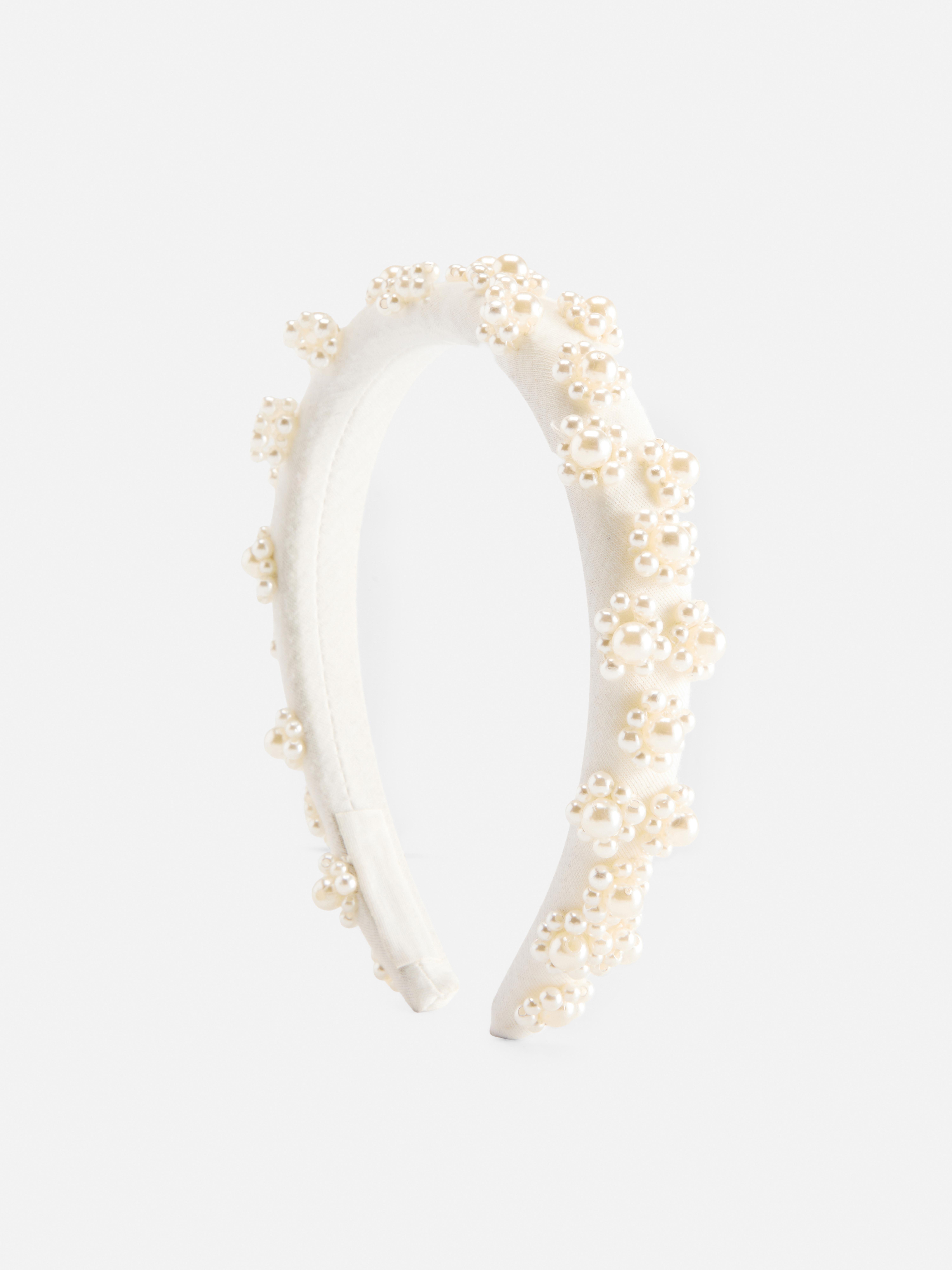 Faux Pearl Headband