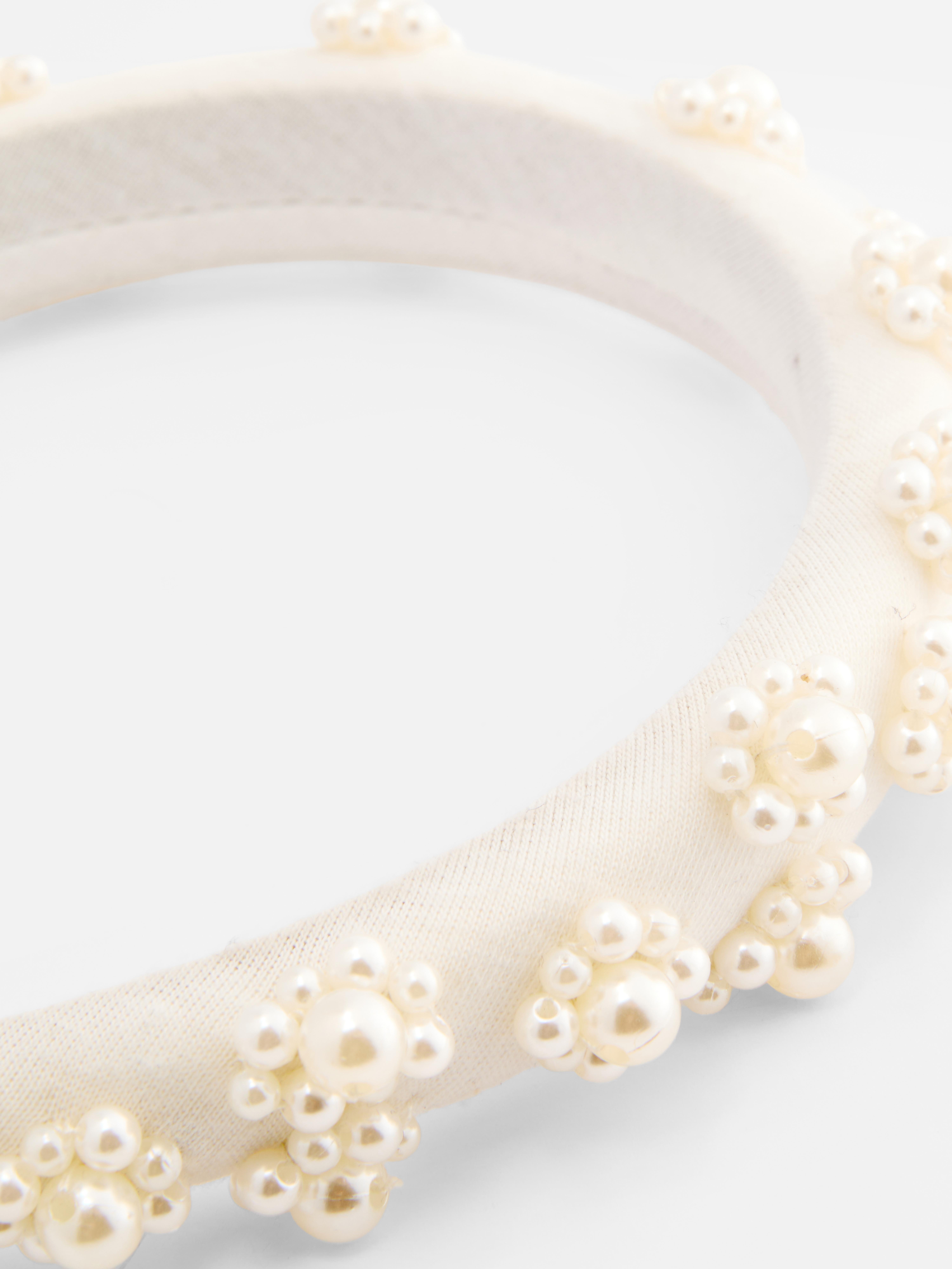 Faux Pearl Headband
