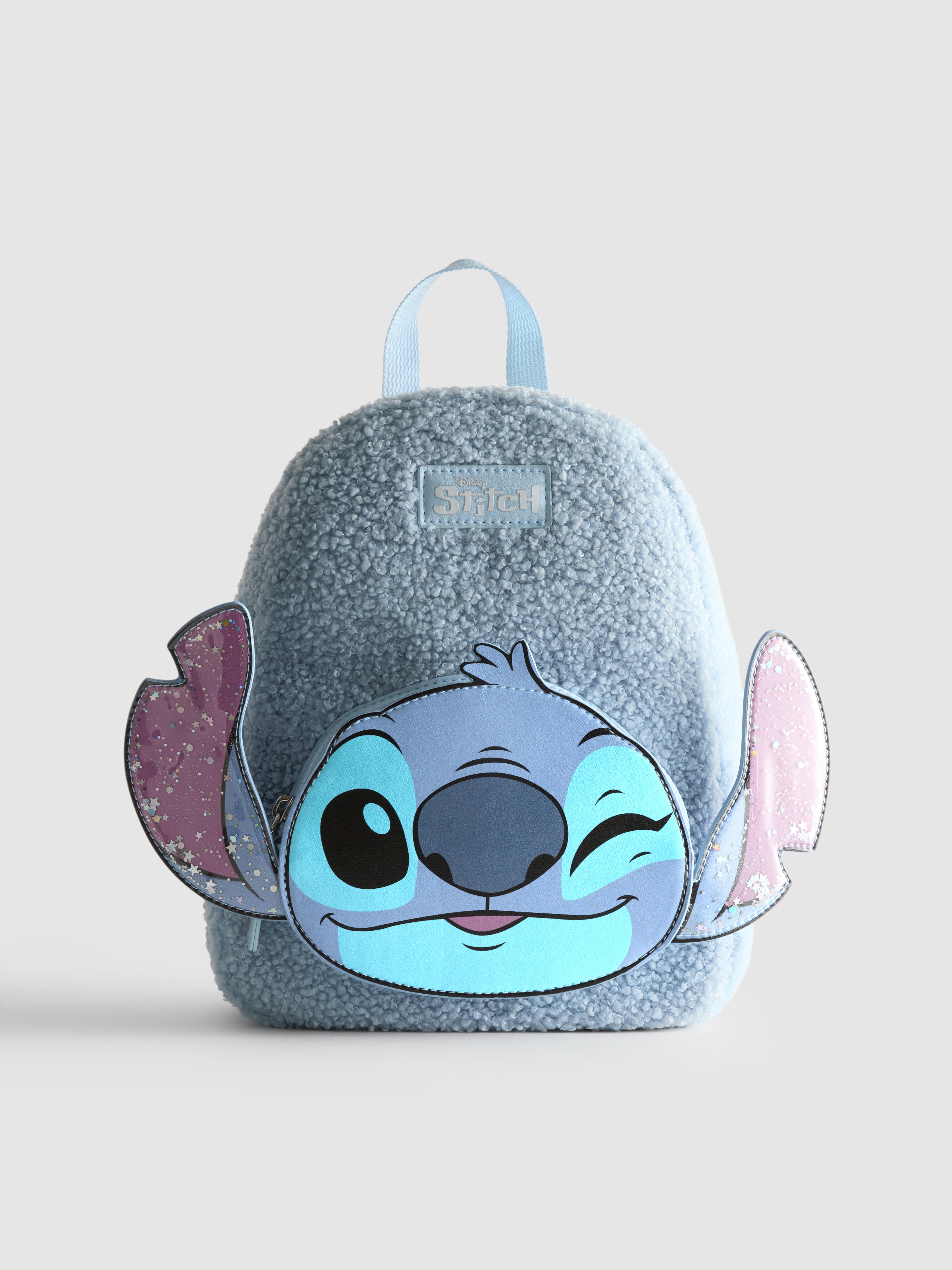Sac à dos à texture bouclée Disney Lilo et Stitch