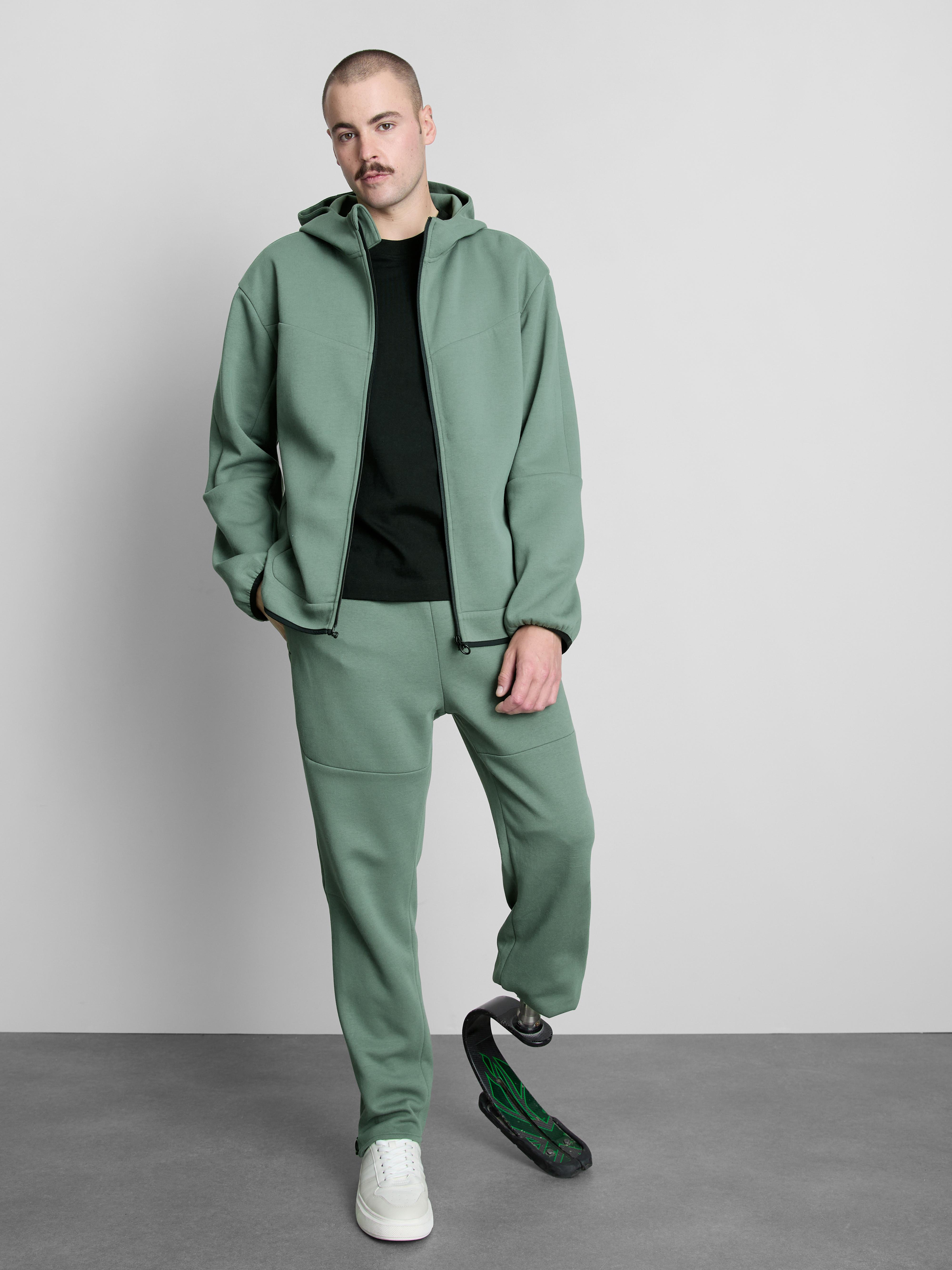 Felpa con cappuccio e zip Adaptive