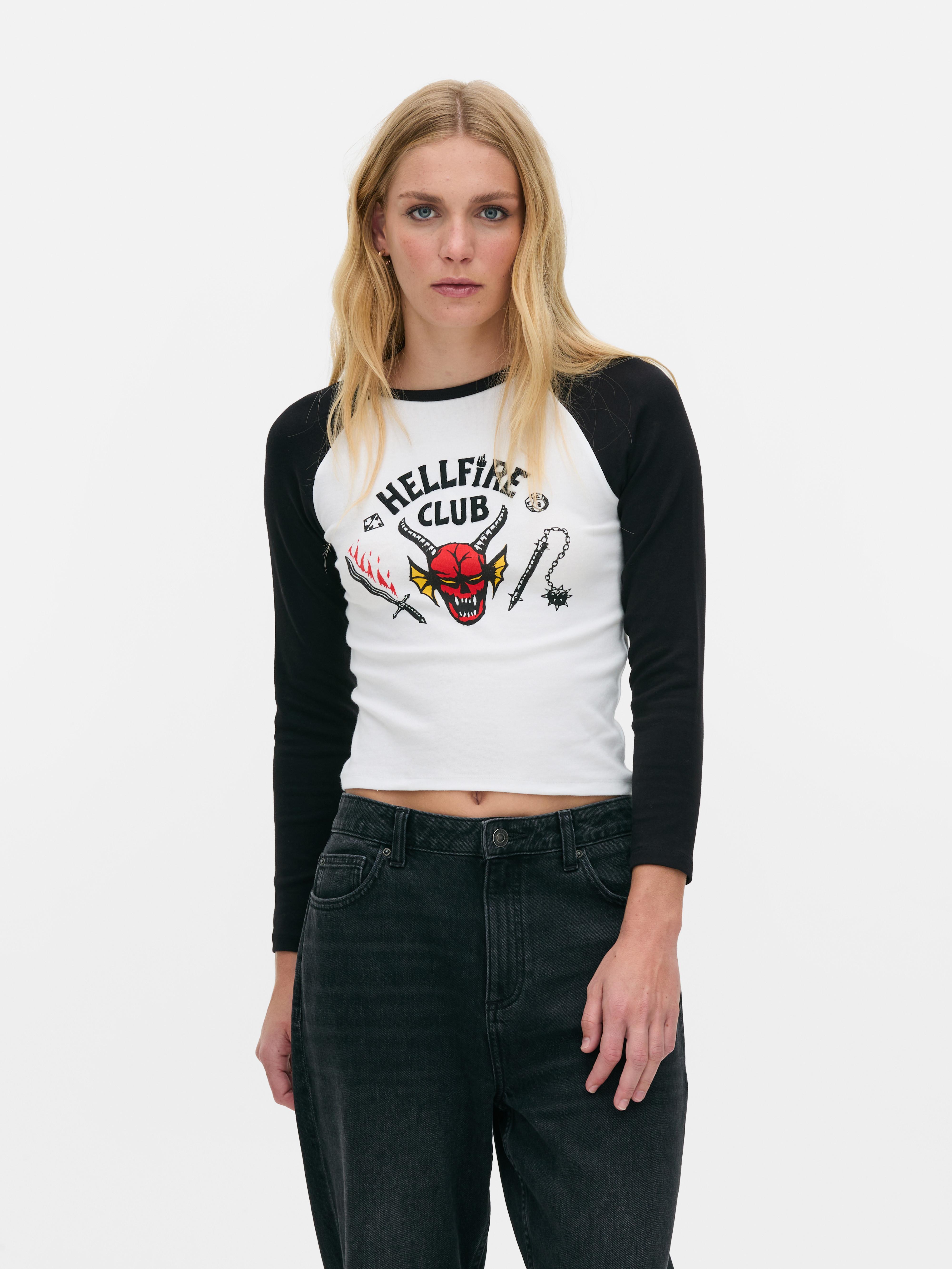 „Stranger Things“ Langarmshirt mit Raglanärmeln