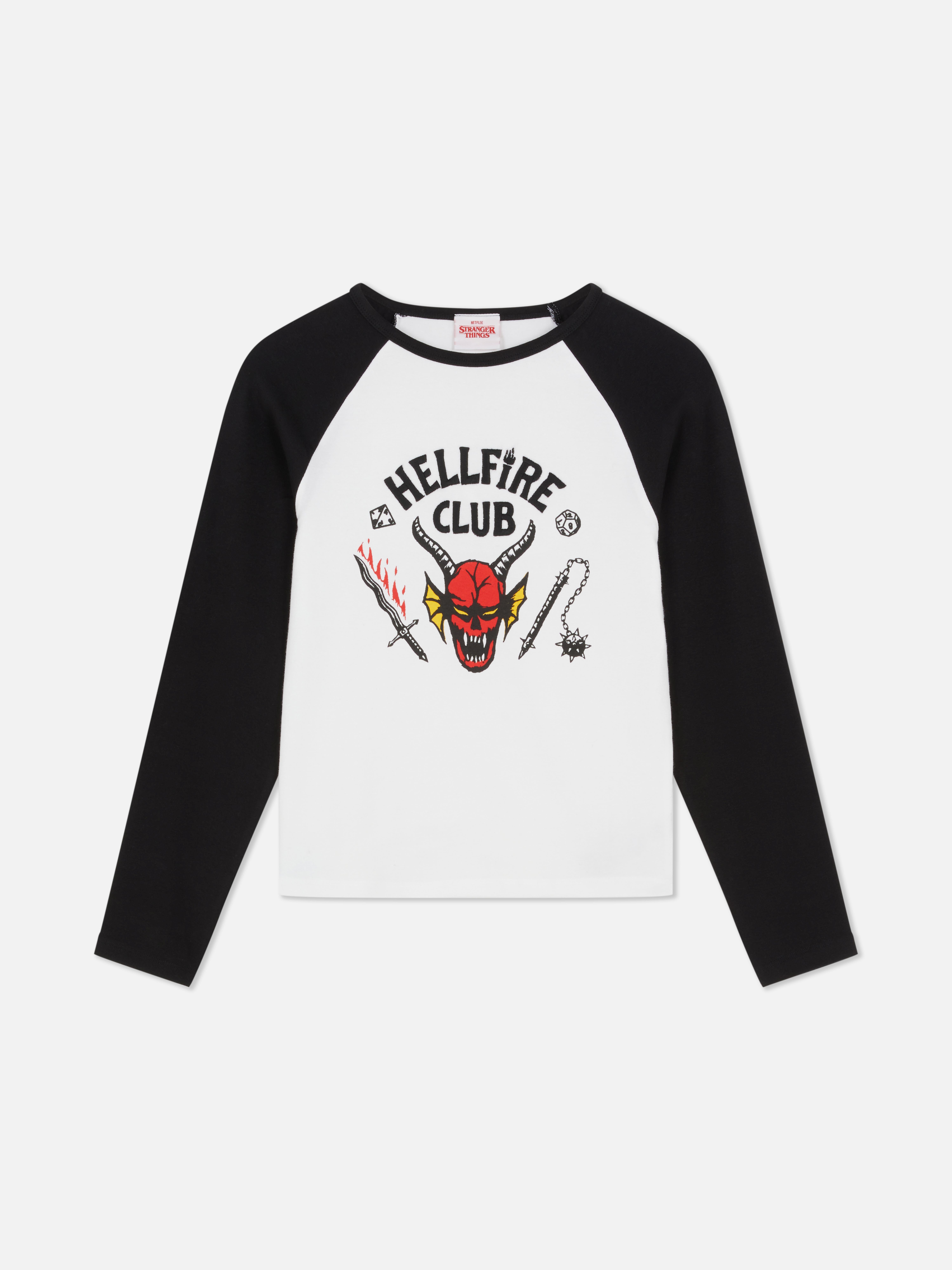 „Stranger Things“ Langarmshirt mit Raglanärmeln