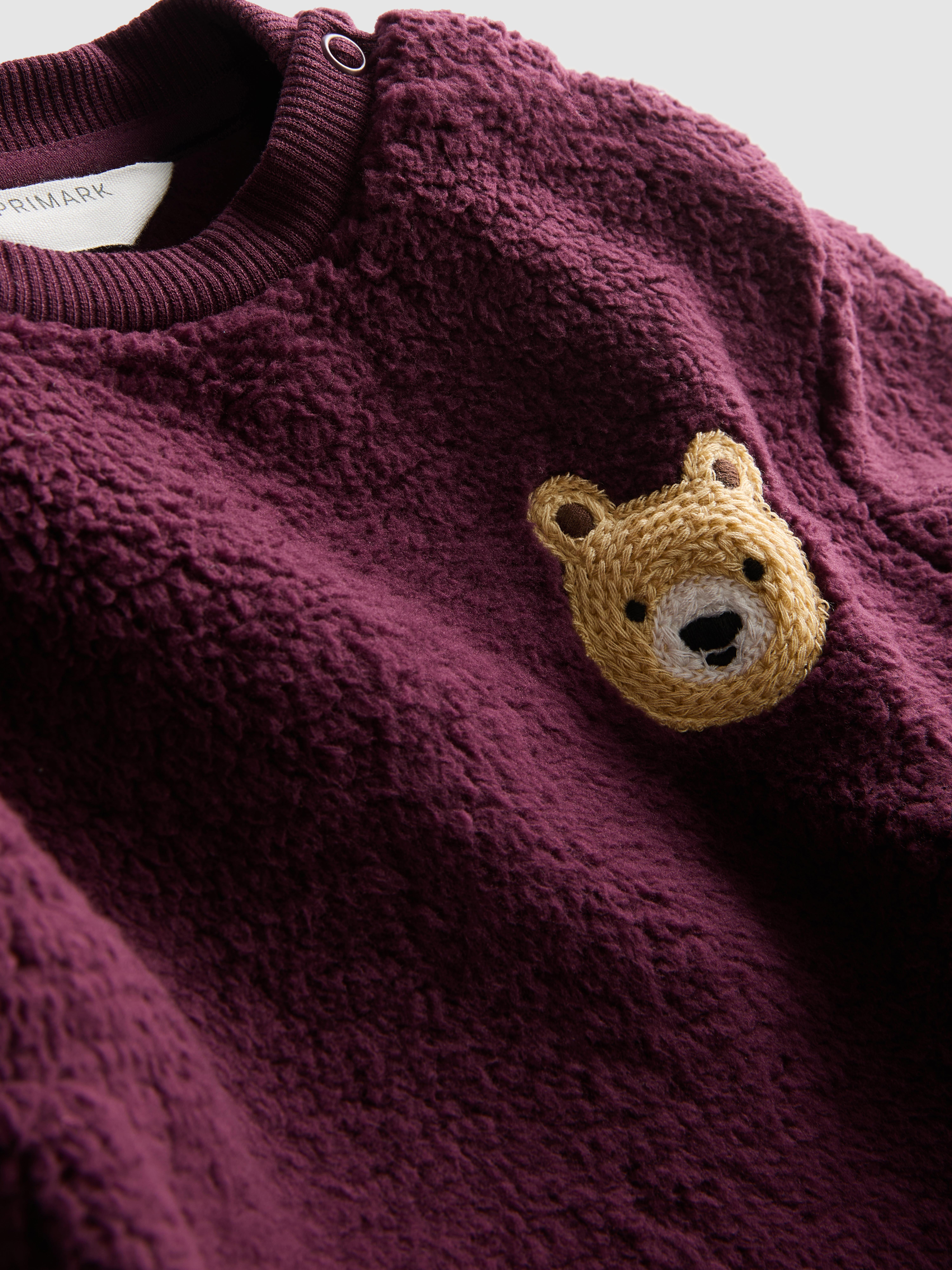 0-36mths | Borg Sweatshirt and Ribbed Leggings Set