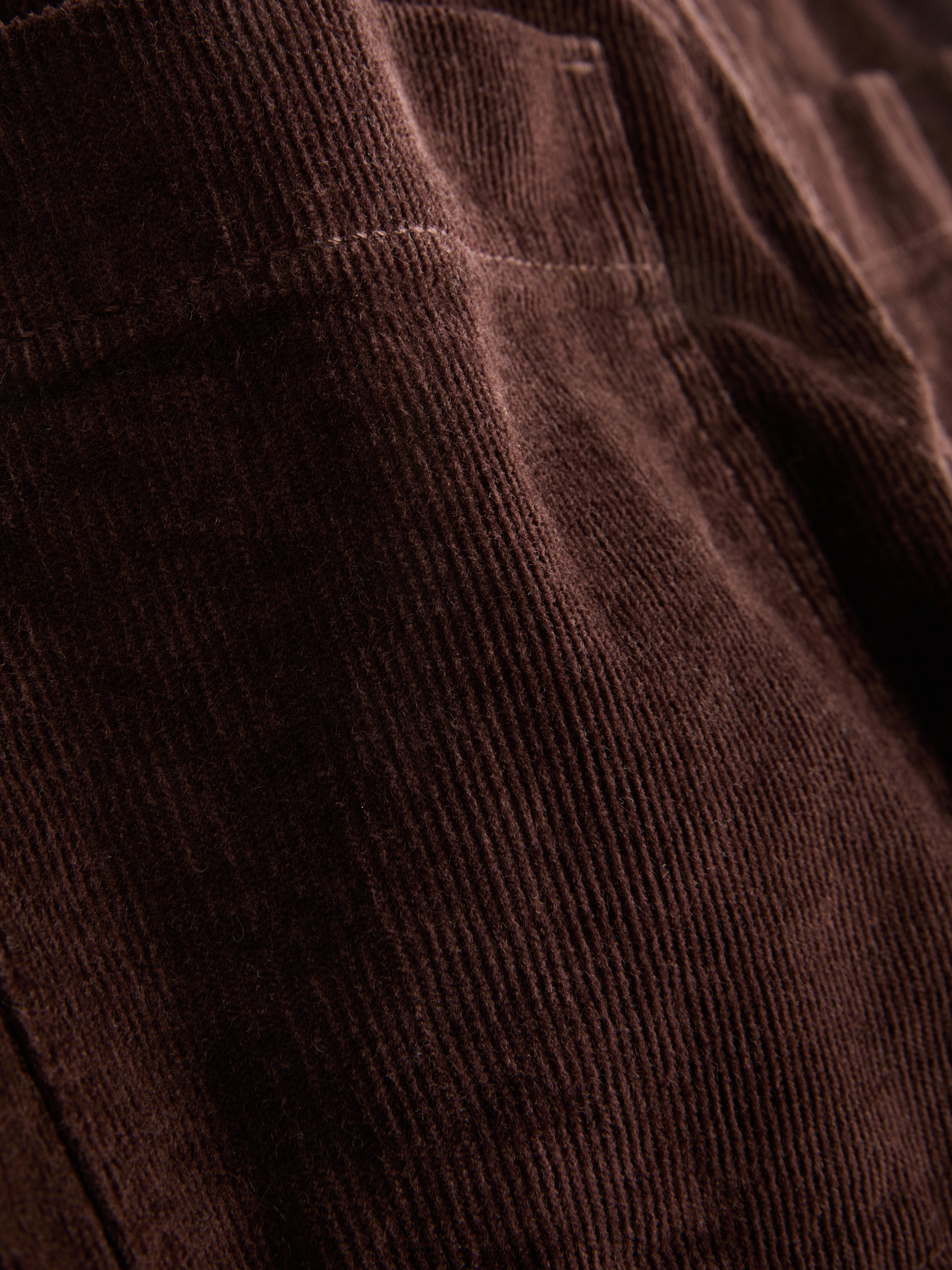 Mid Rise Corduroy Wide Leg Jeans