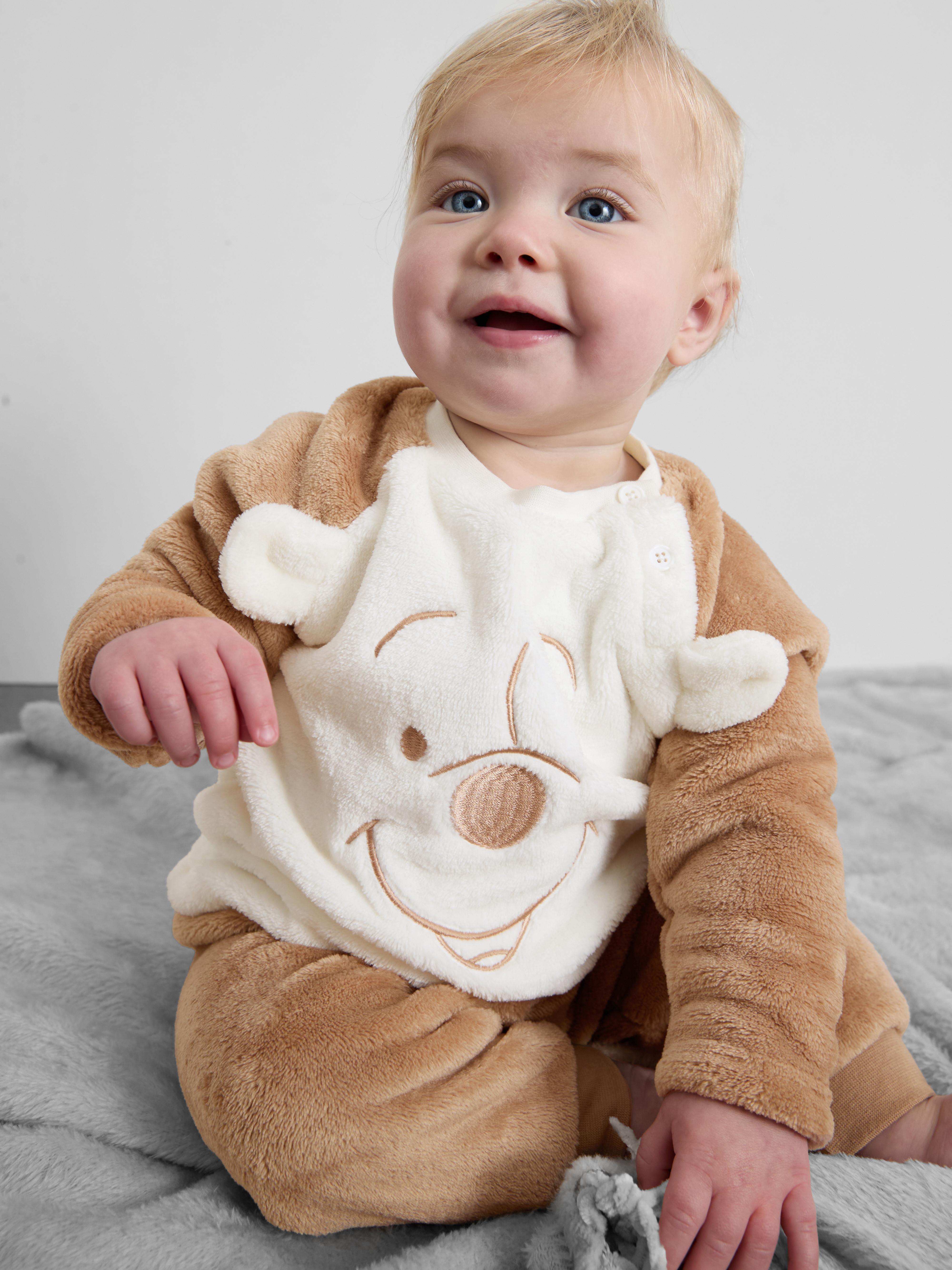 Baby Girls Beige 6-36mths | Disney’s Winnie the Pooh Fleece Pajamas