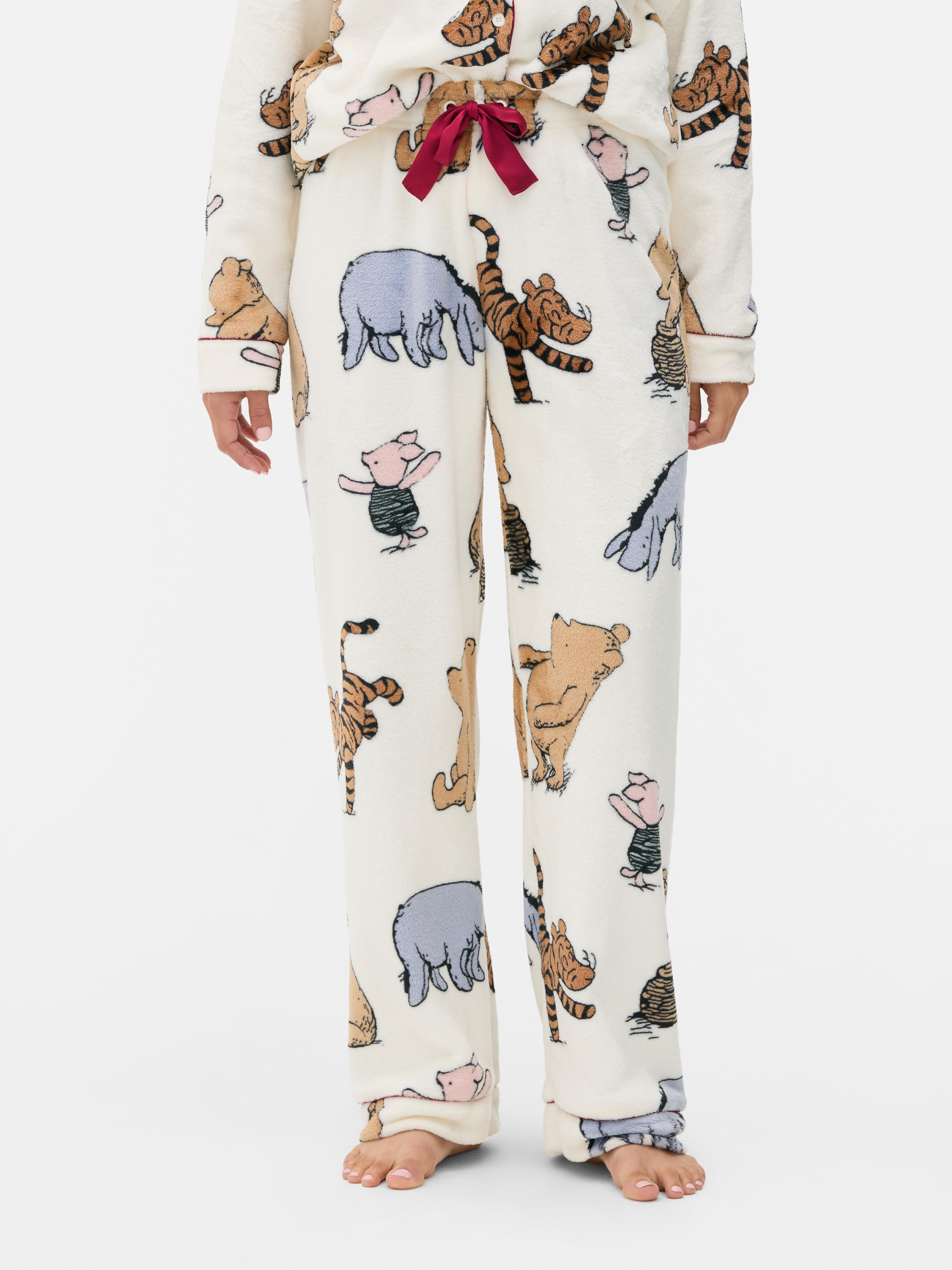 Pantaloni pigiama felpati Winnie The Pooh Disney