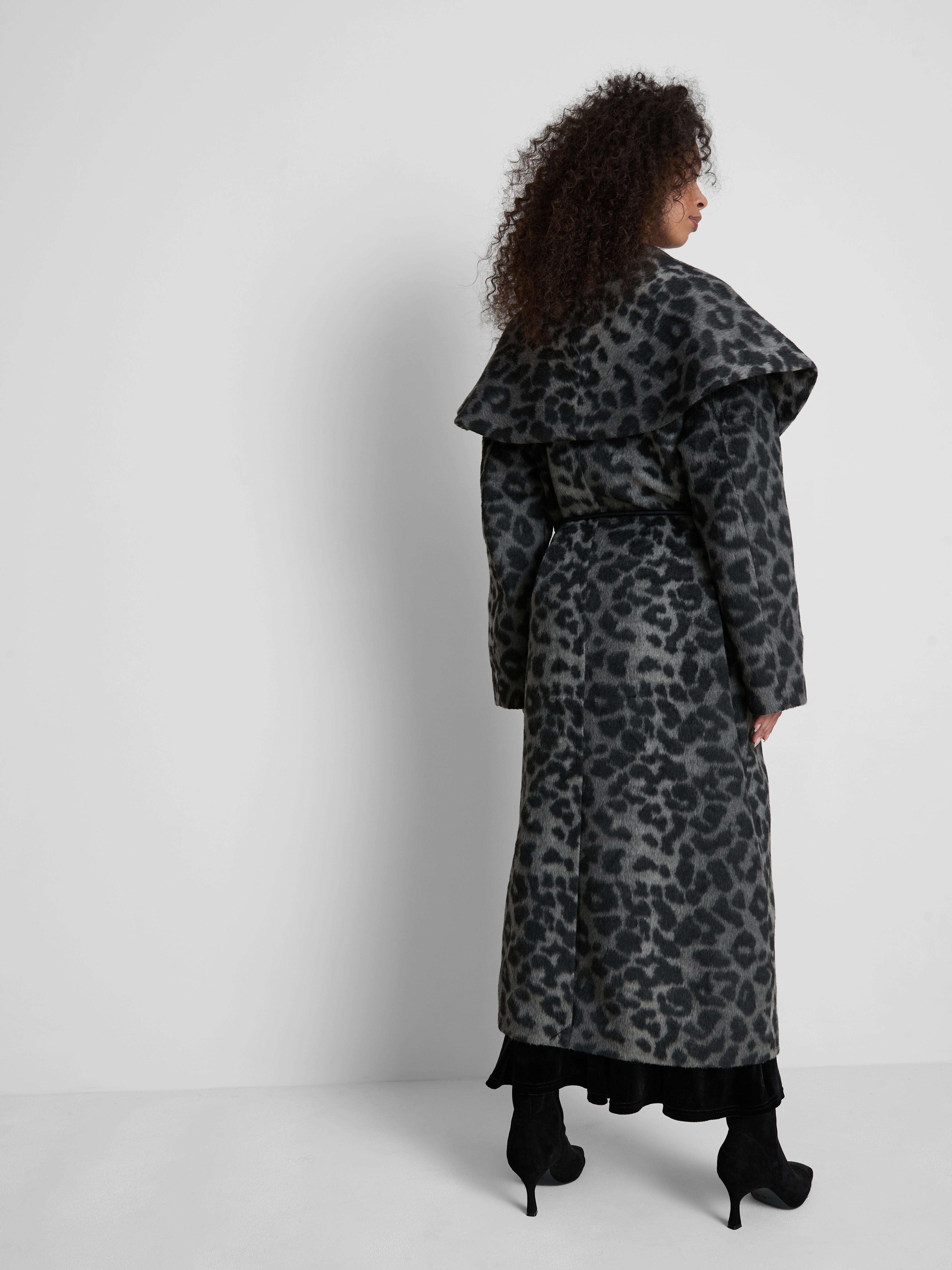 Printed Longline Fallaway Coat
