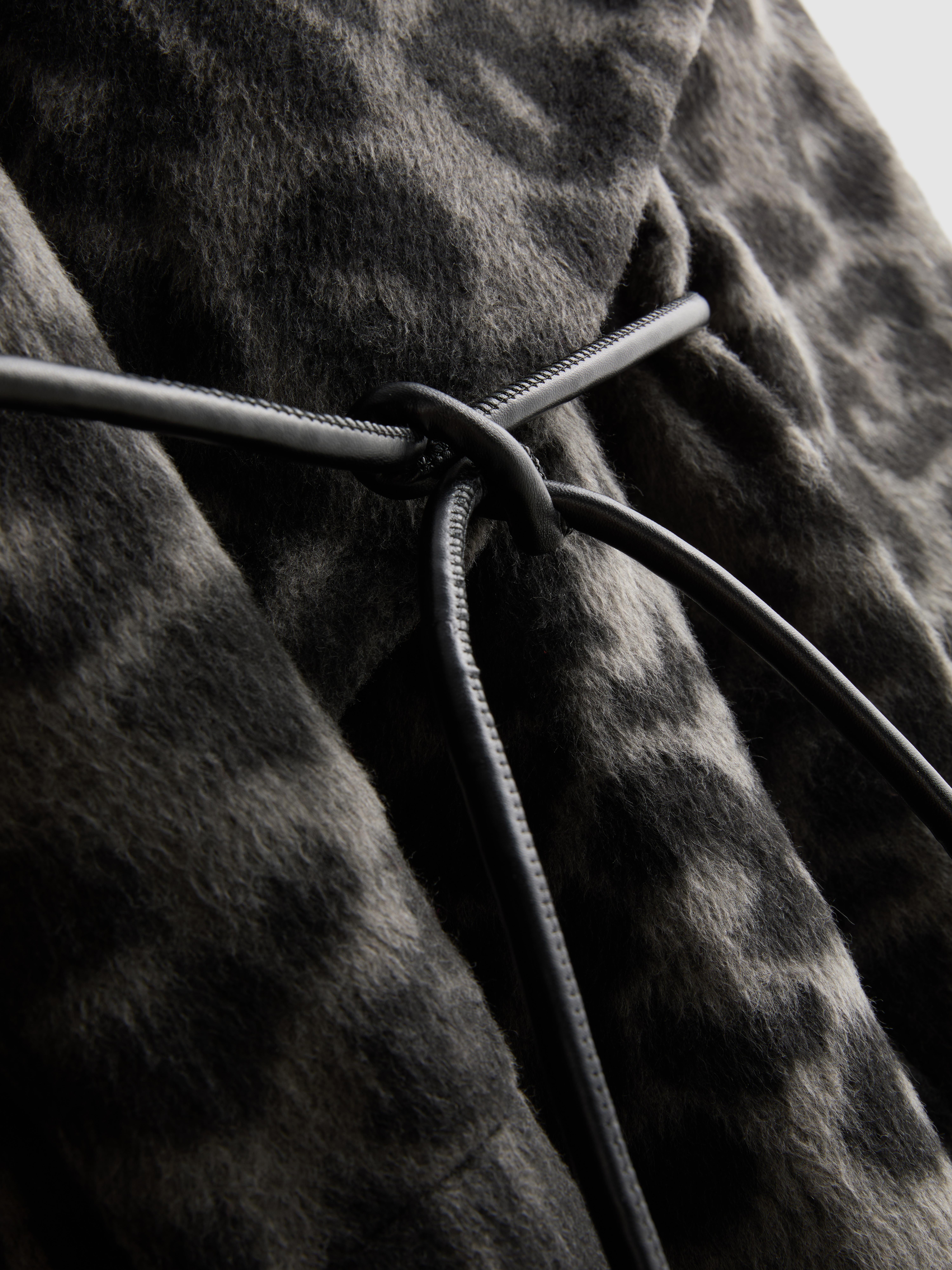 Printed Longline Fallaway Coat