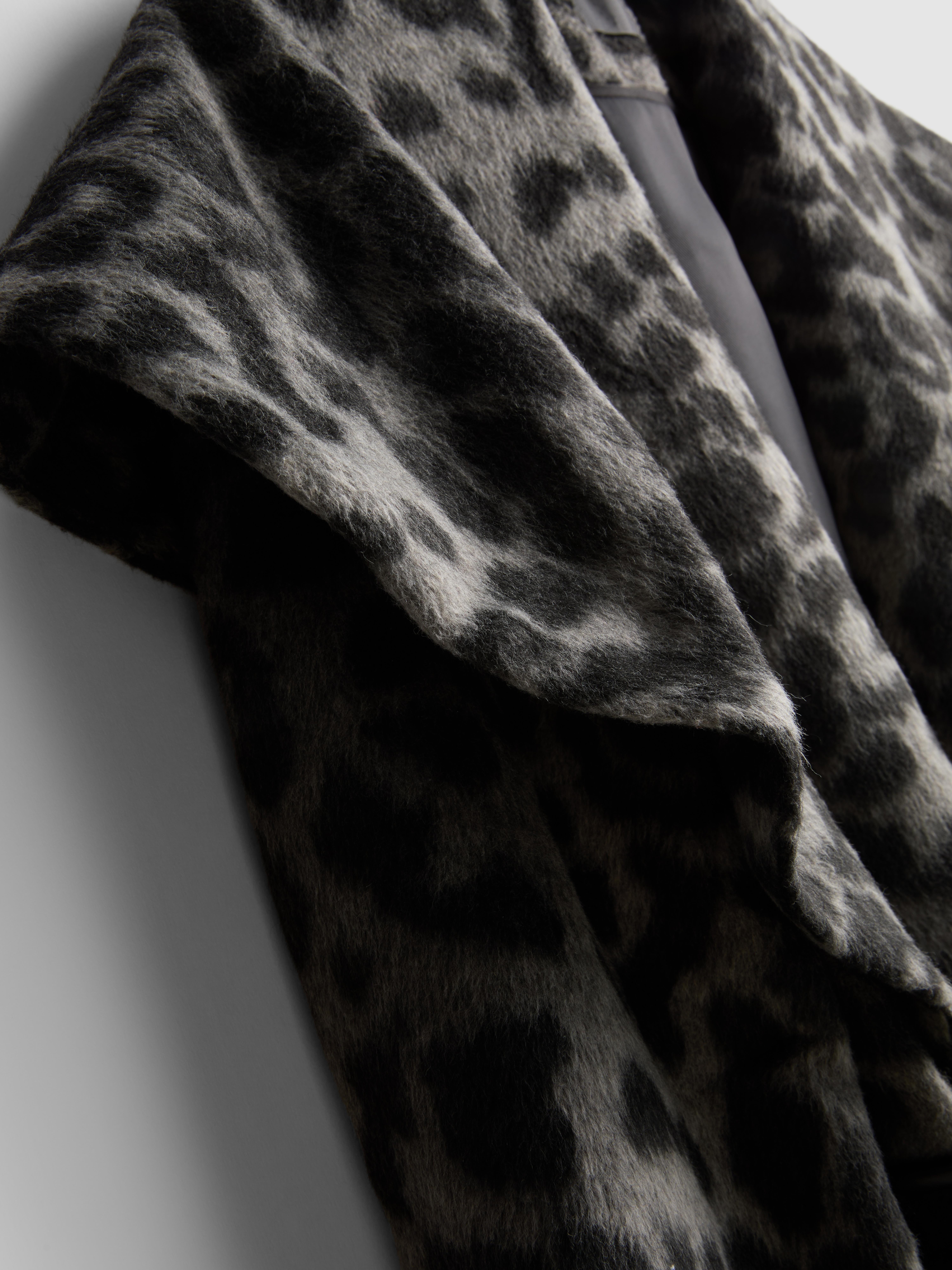 Printed Longline Fallaway Coat