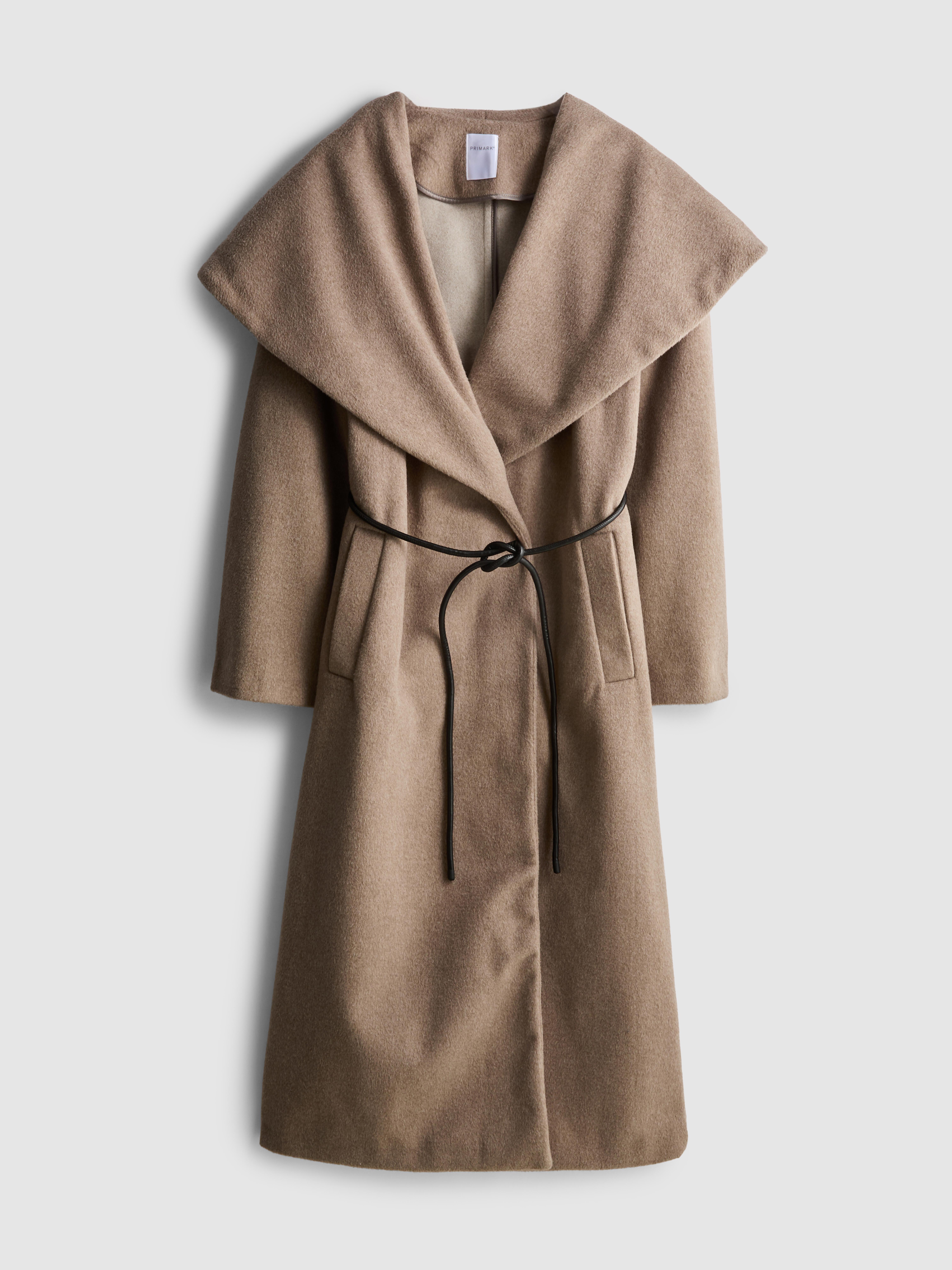 Rope Tie Longline Fallaway Coat