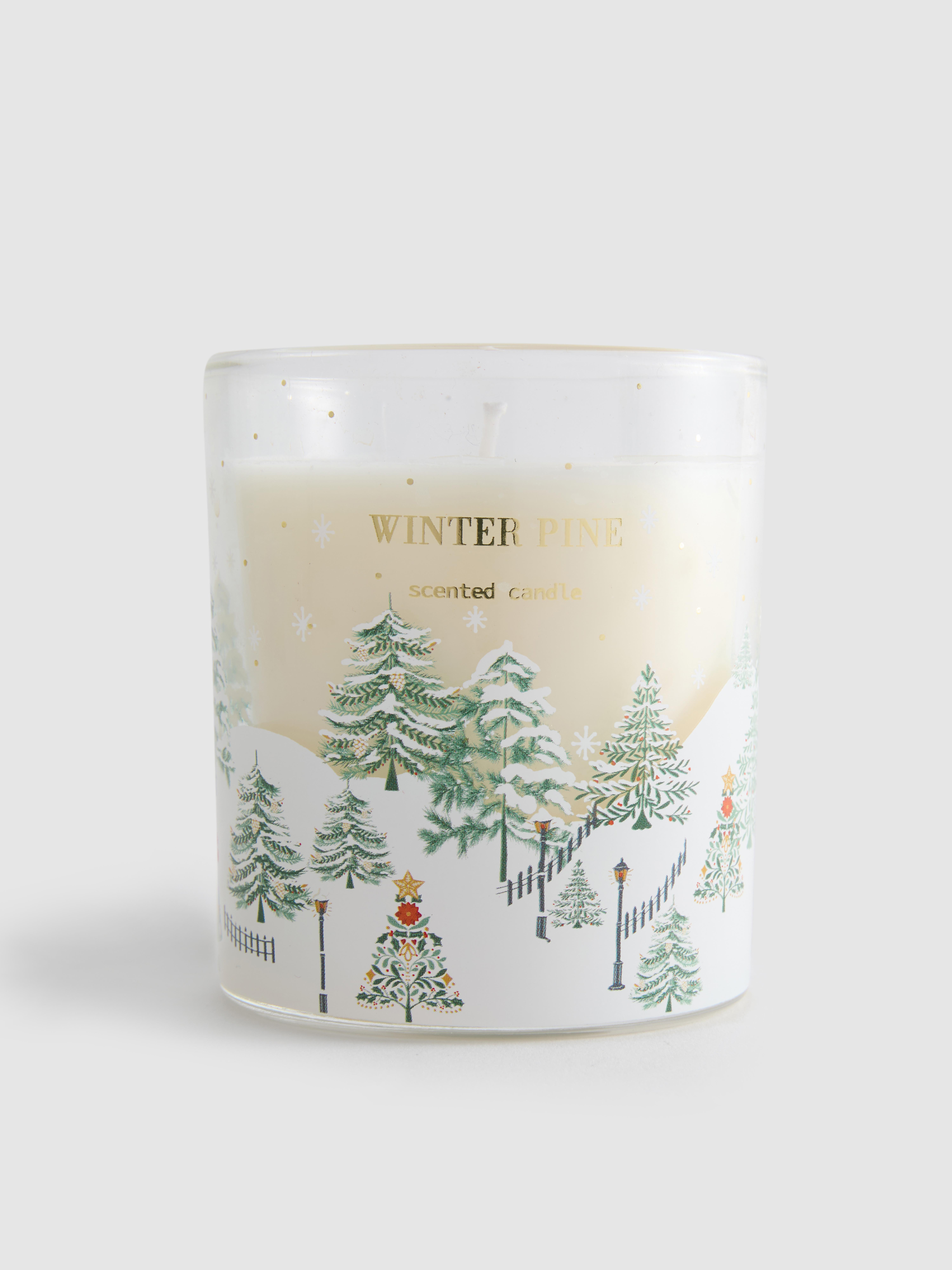 Scented Christmas Candle In Glass Jar