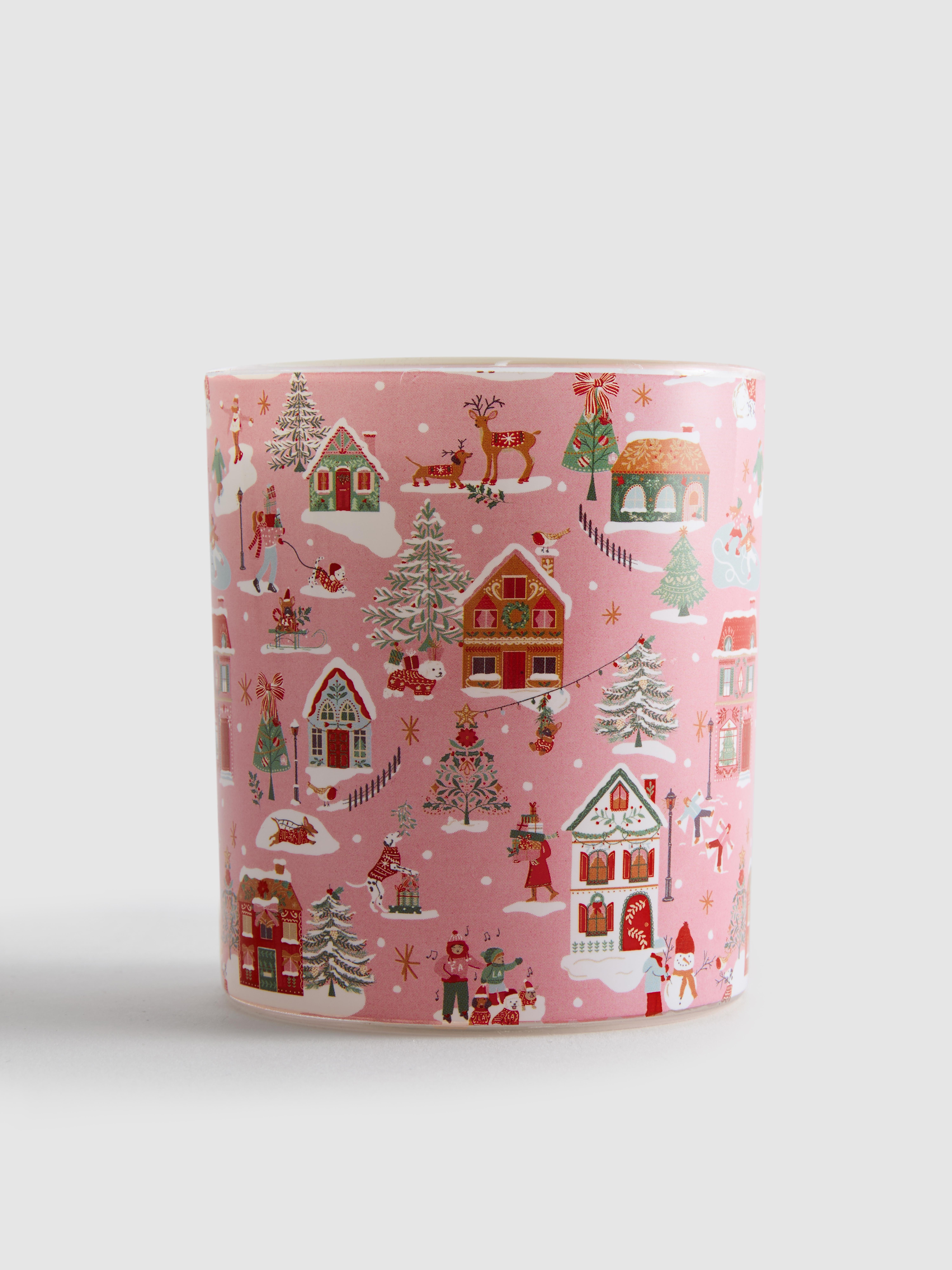 Scented Christmas Candle In Glass Jar