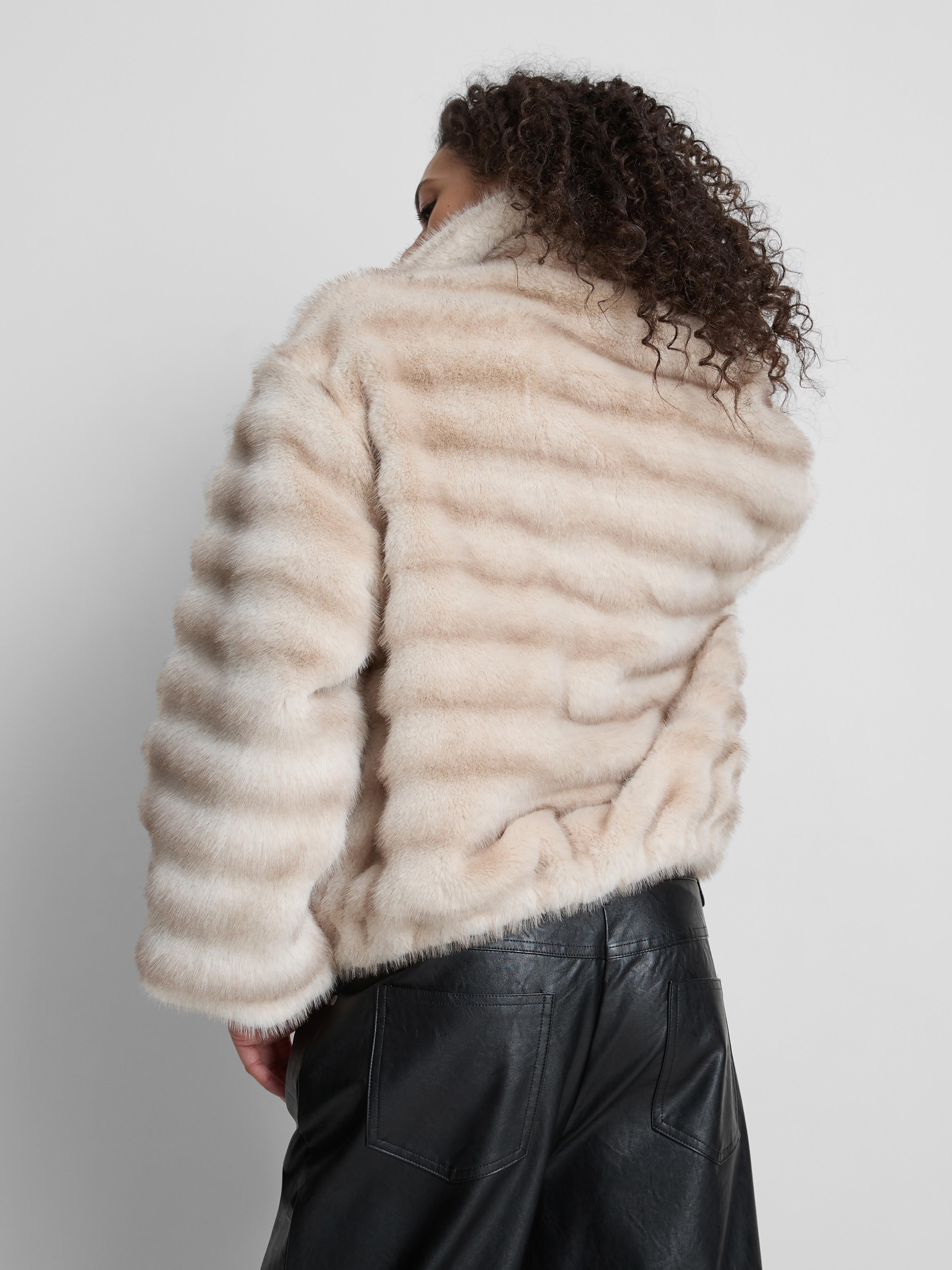 Faux Fur Bomber Jacket