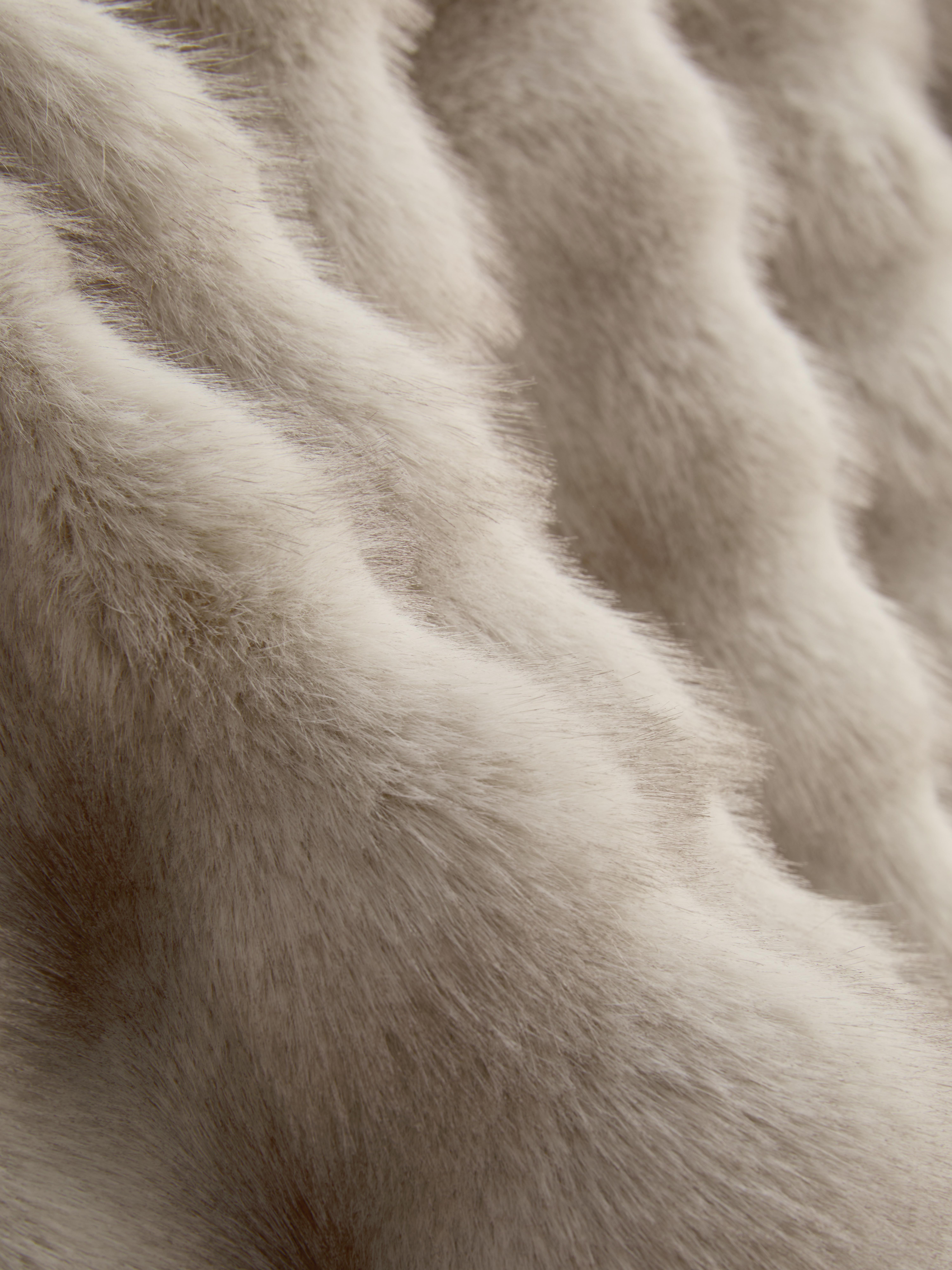 Faux Fur Bomber Jacket