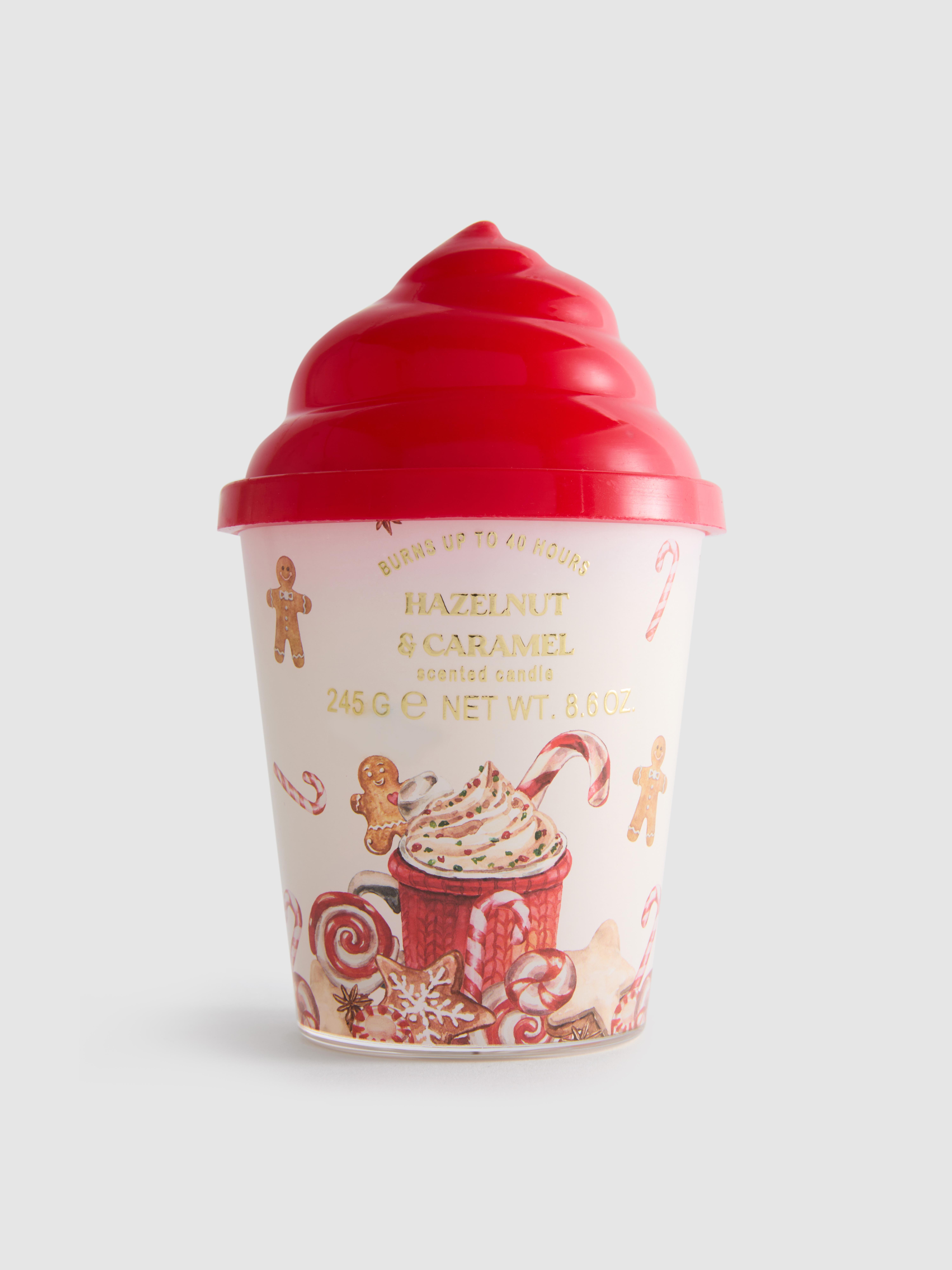 Scented Christmas Candle In Lidded Jar